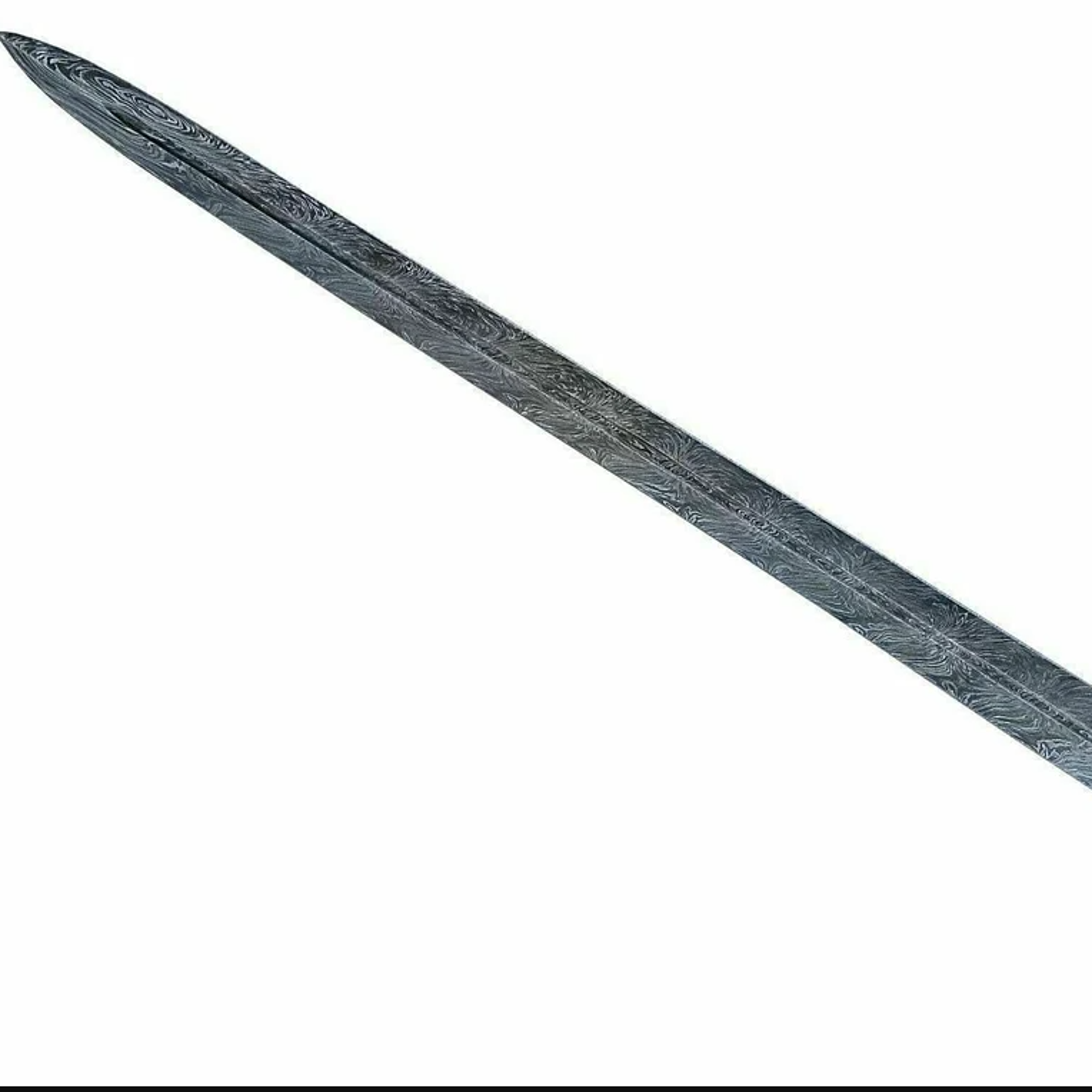 Damascus Steel Sword Custommade Damascus Hunting Sword Machete Knife With Shepng
