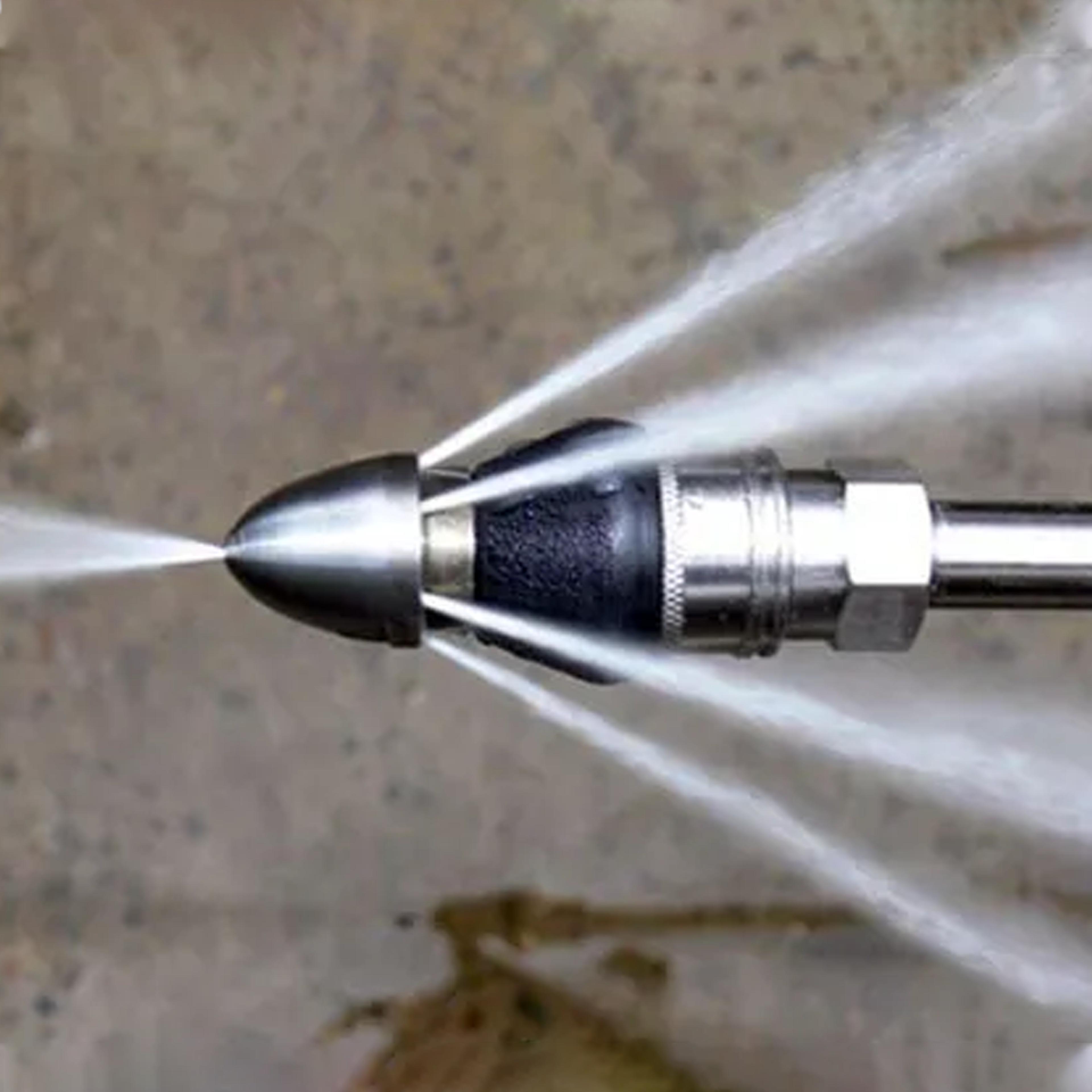 high-pressure nozzle jet cleaning tool sewer jetter kit for pressure washer