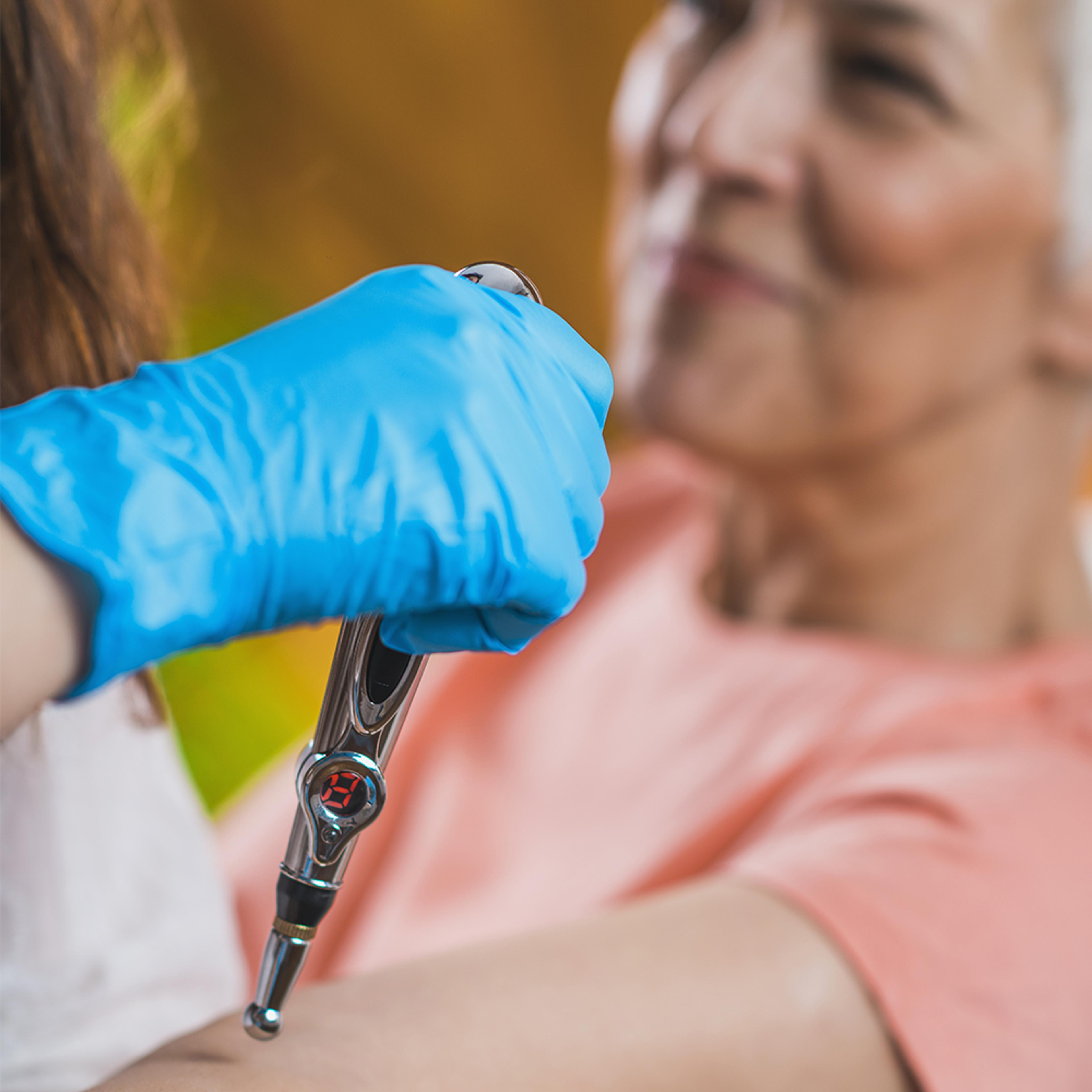non-invasive pain-free electric pen massager - innovative handheld device for targeted therapy