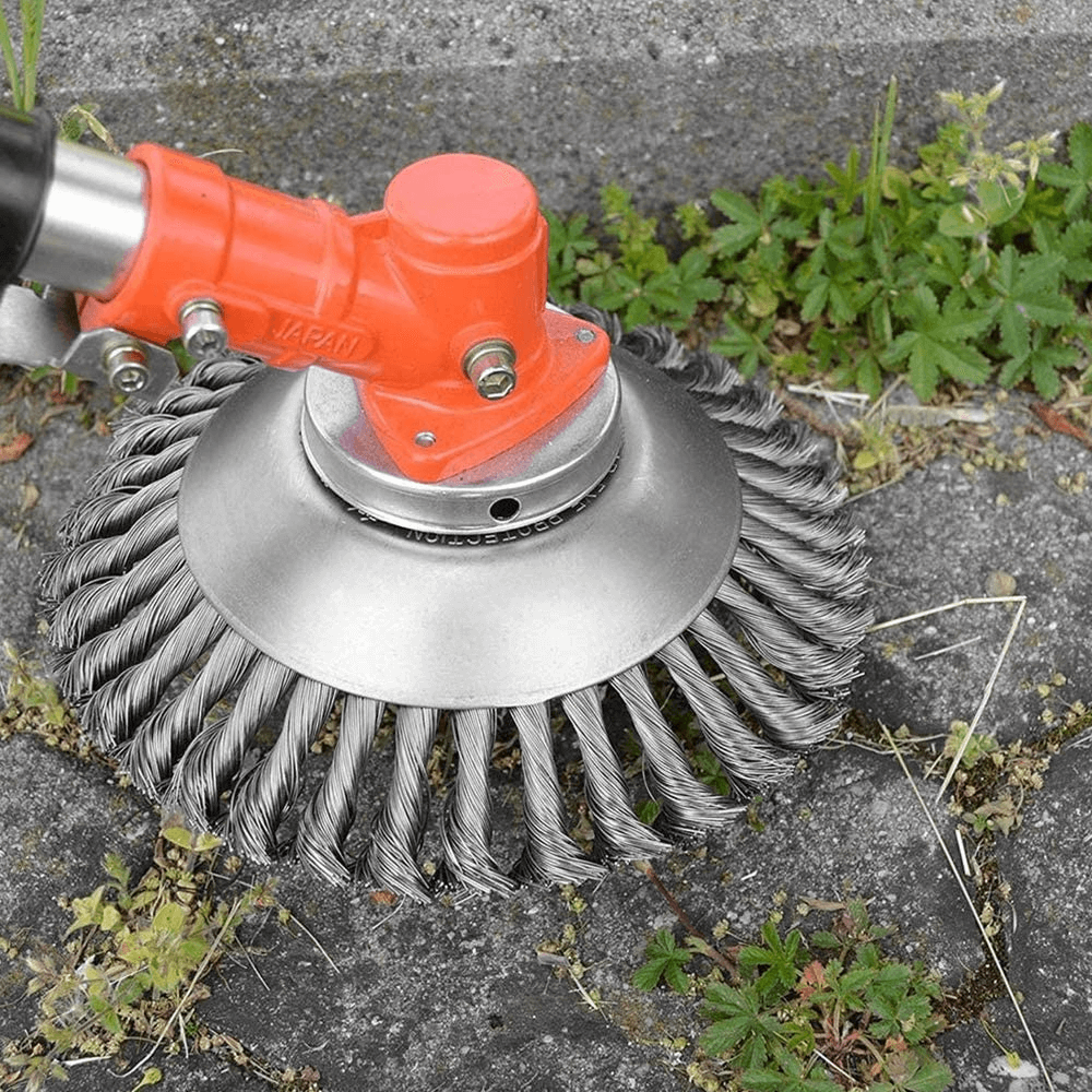 Heavy-Duty Steel Wire Weed Brush for Outdoor Maintenance 1