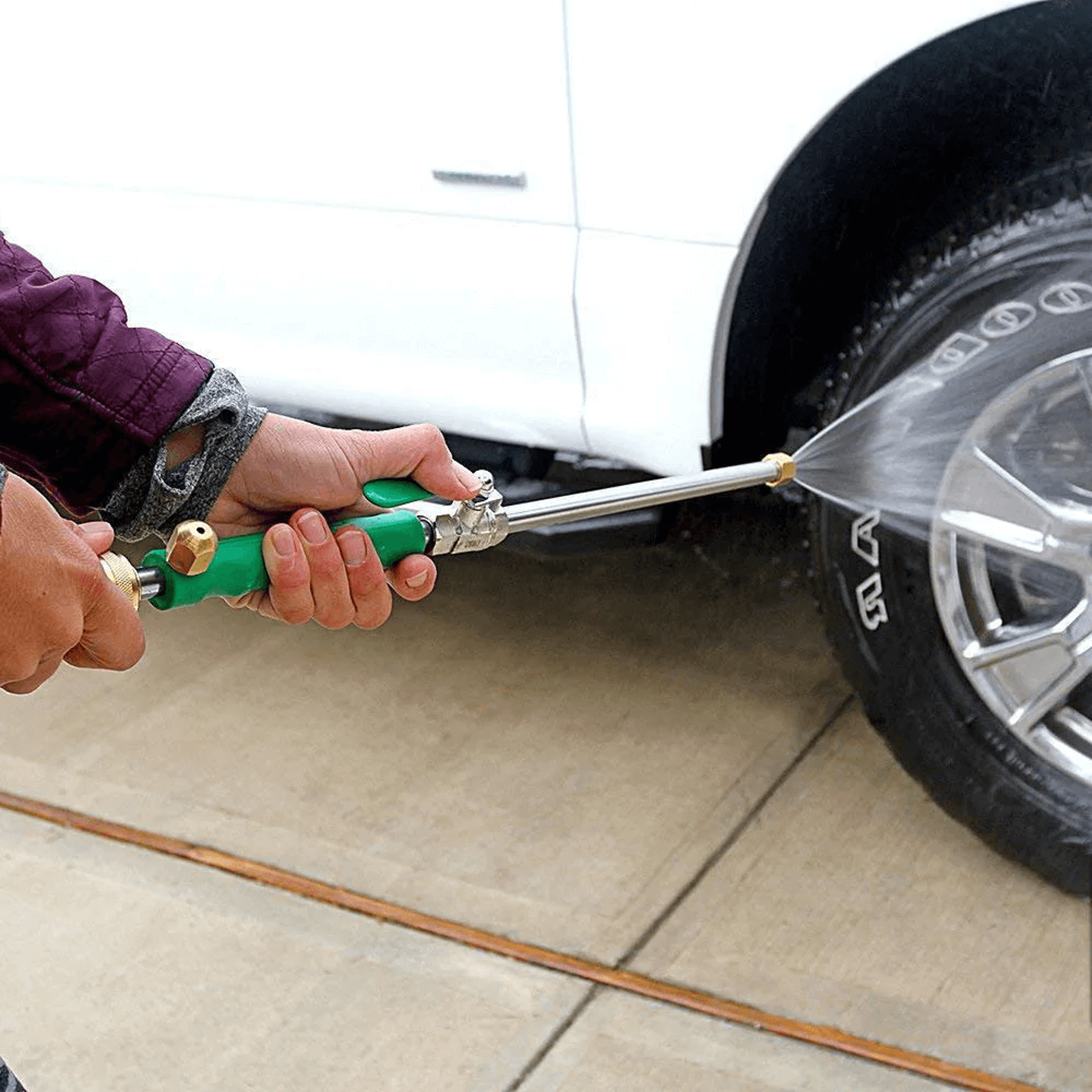2-nozzle high pressure washer versatile hydro jet power washer leakproof hydrojet spray nozzle