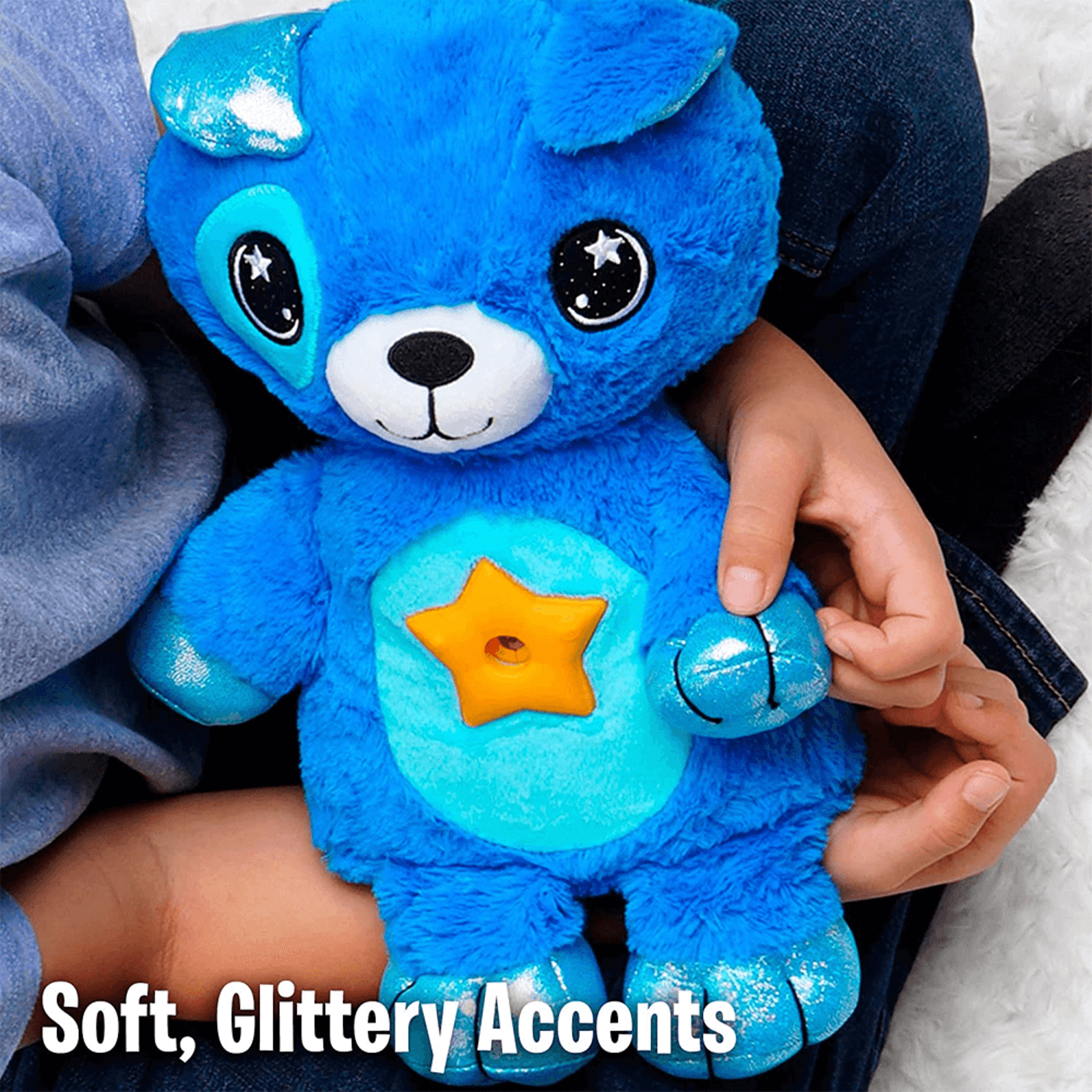 Stuffed Animal Night Light for Kids Blue 1