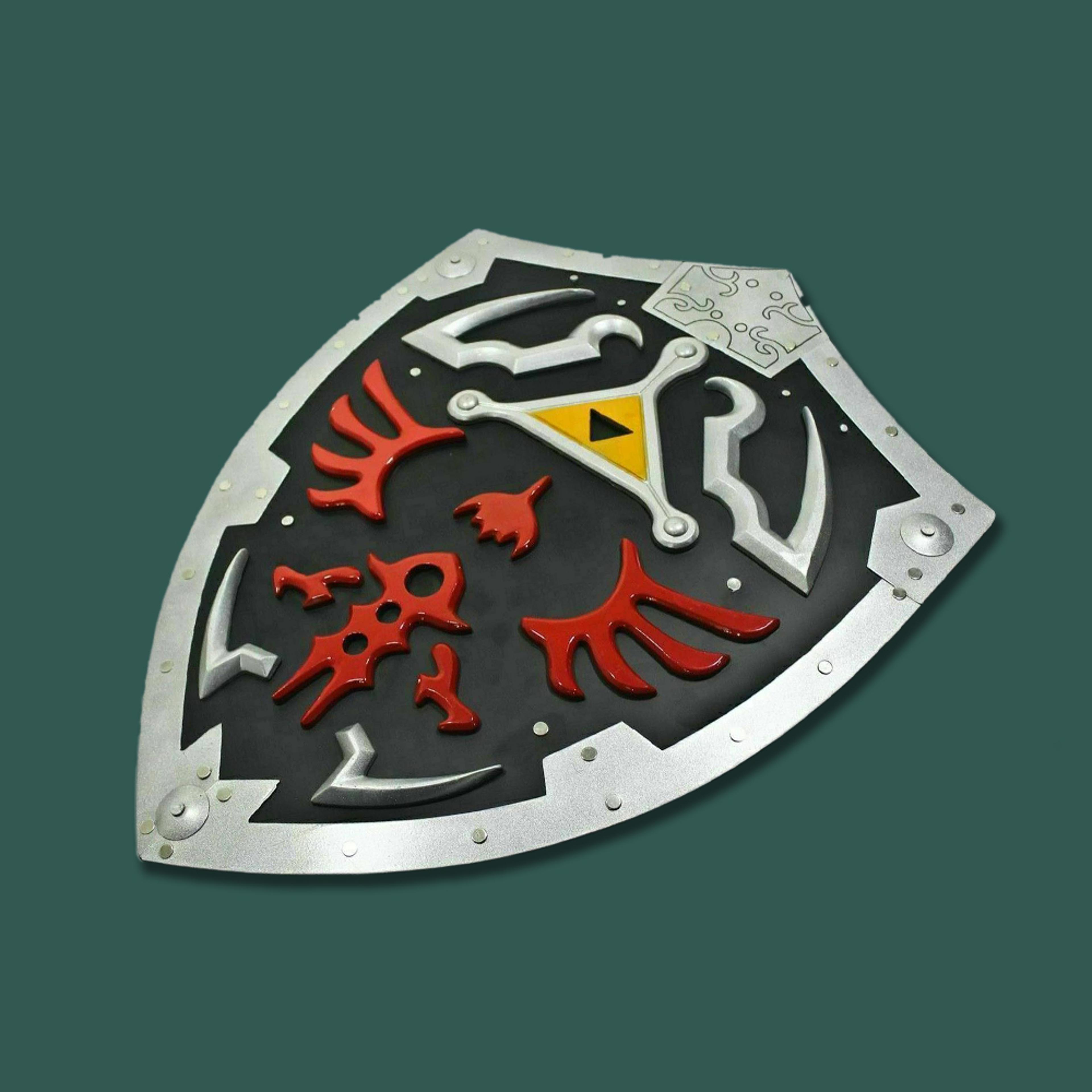 dark link hylian zelda shield full size black shield