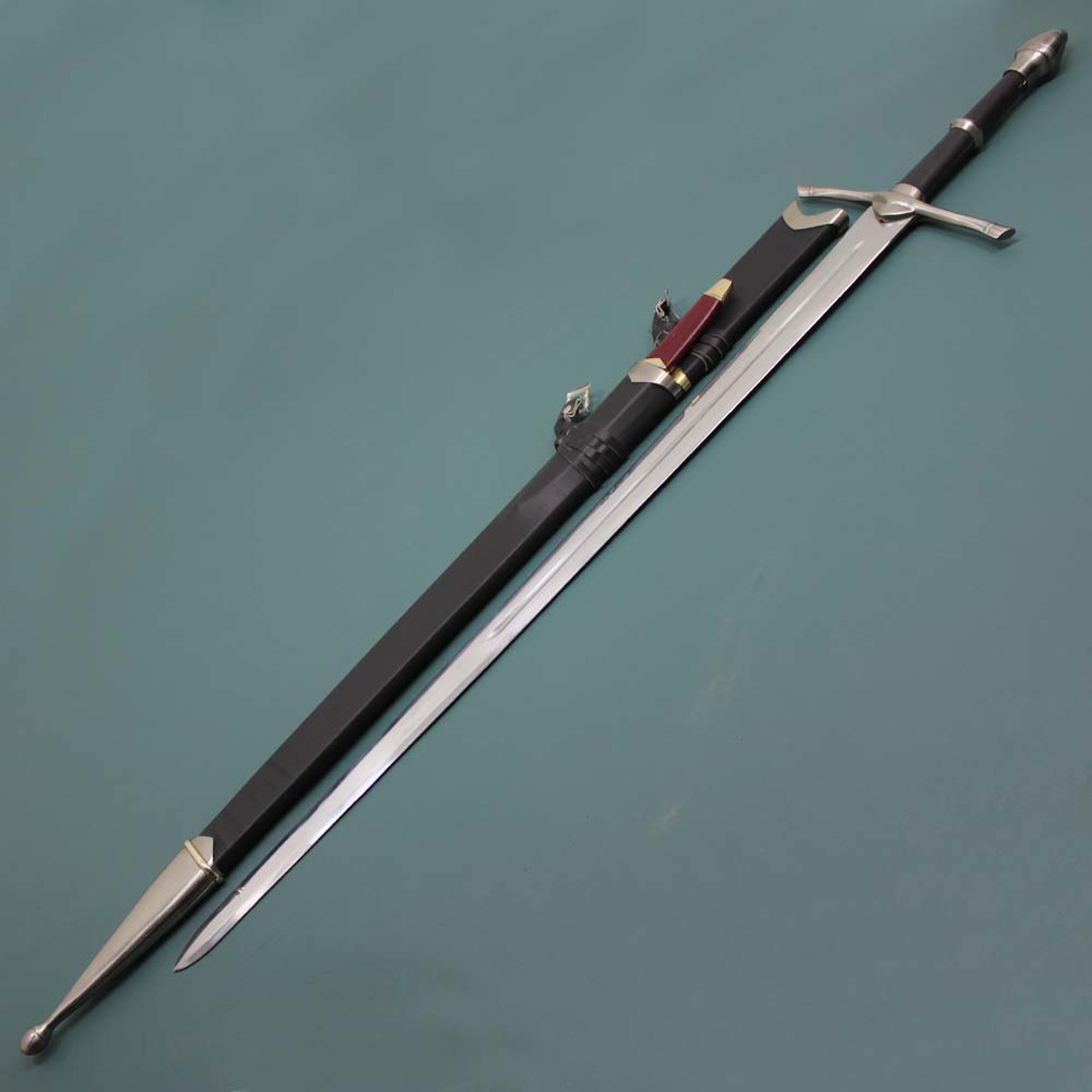 lord of the ring strider swords carried by strider the ranger black edition