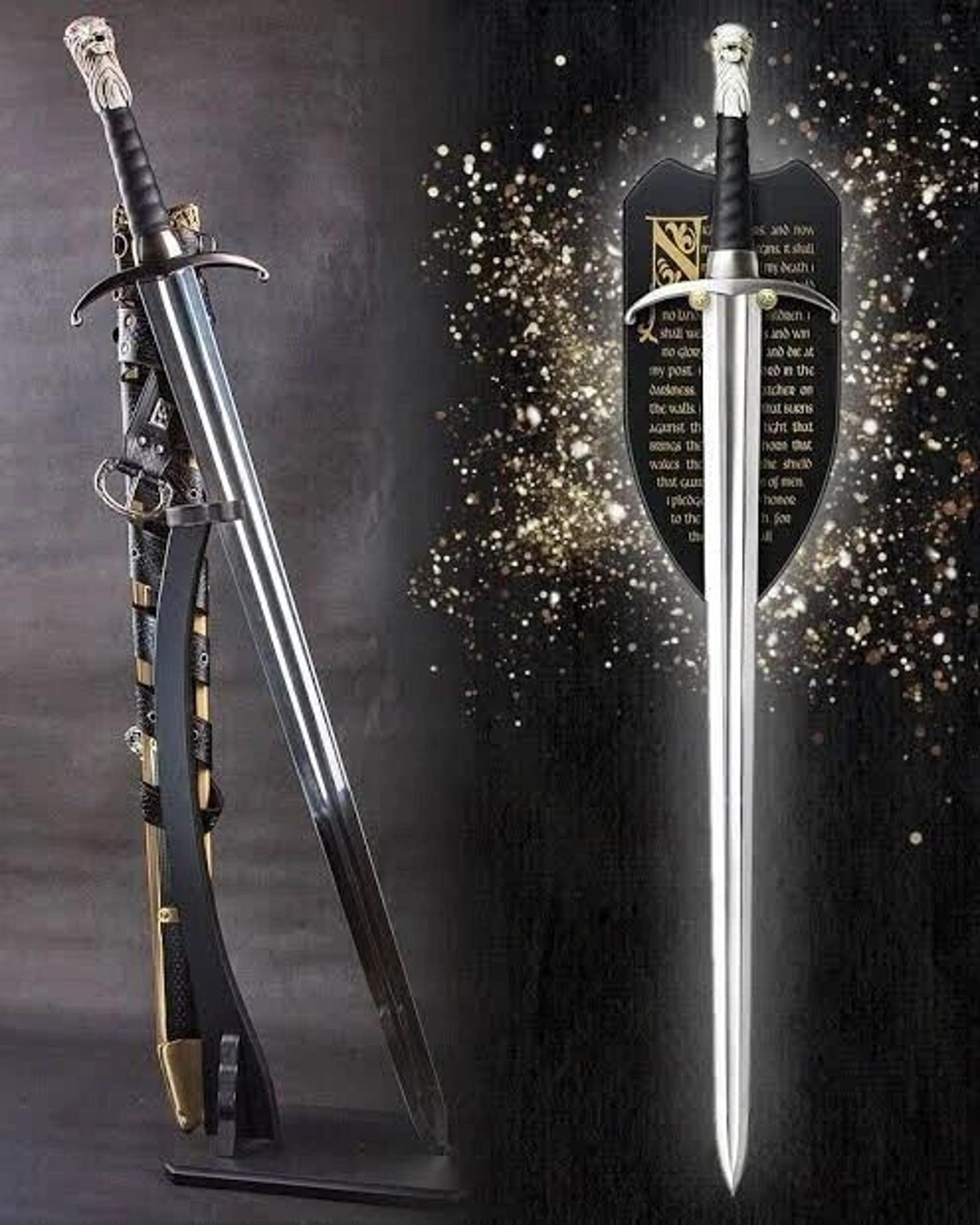 long claw sword | game of thrones | jon snow | j2 stainless steel | leather sheath