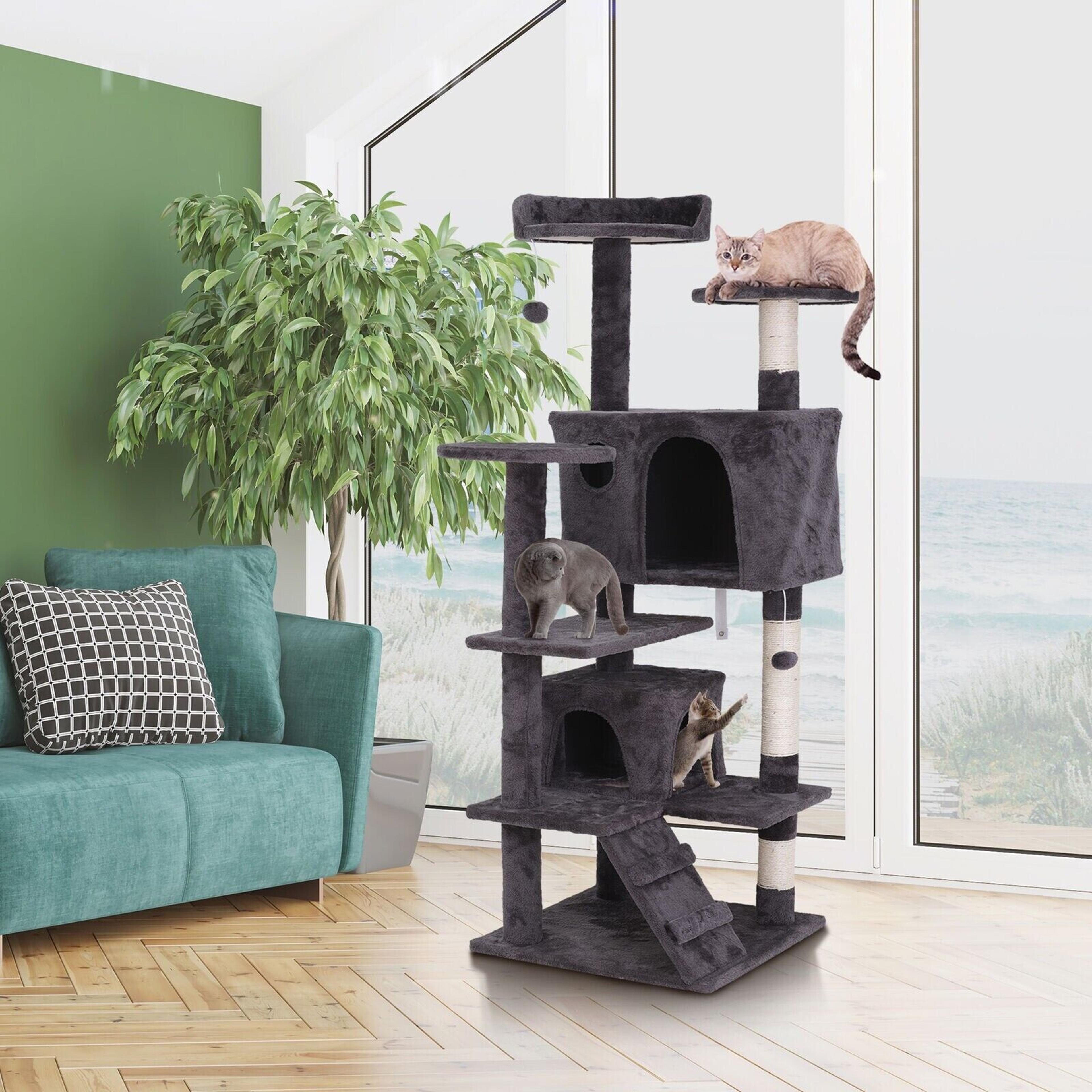 sturdy cat tree tower activity center