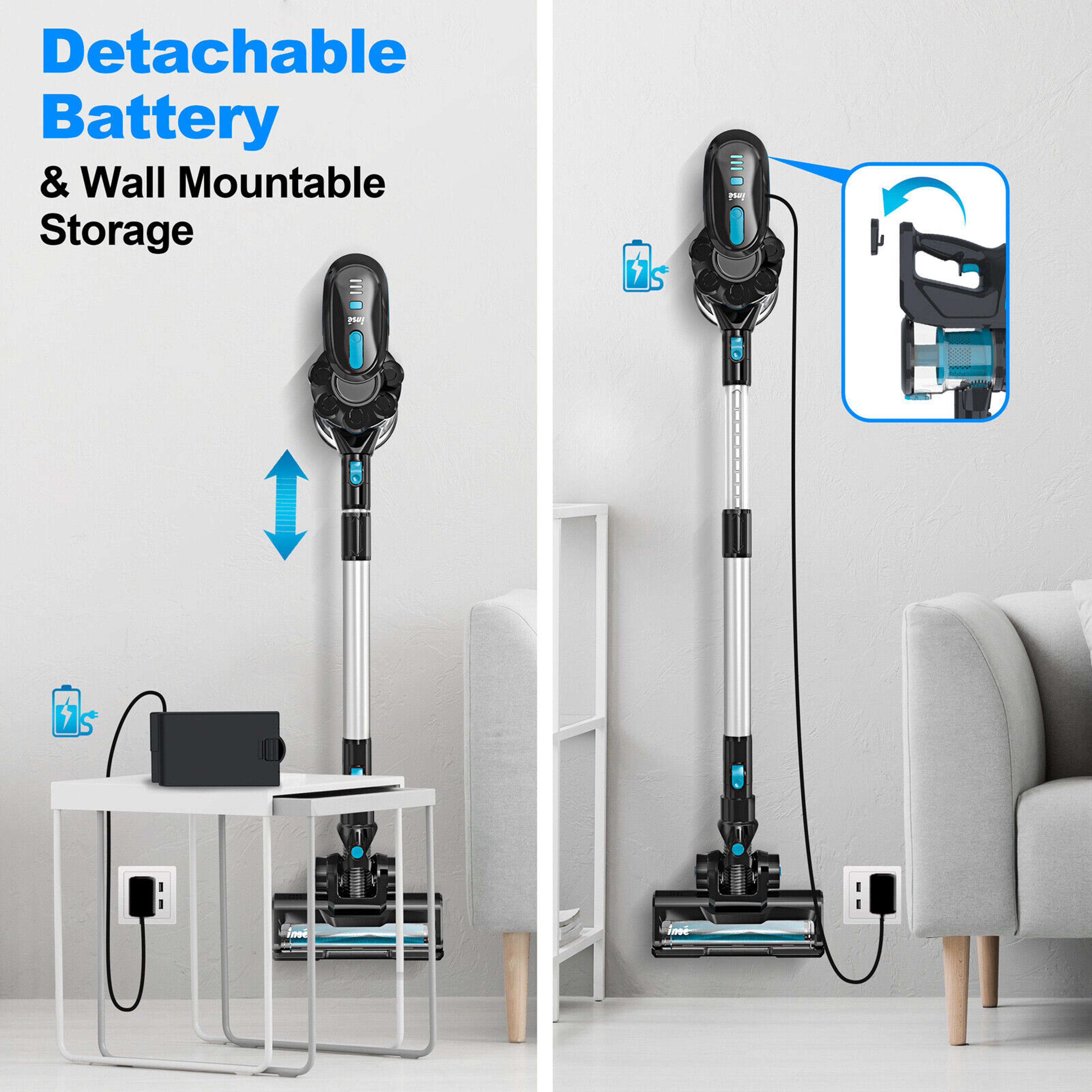 cordless handheld stick upright vacuum