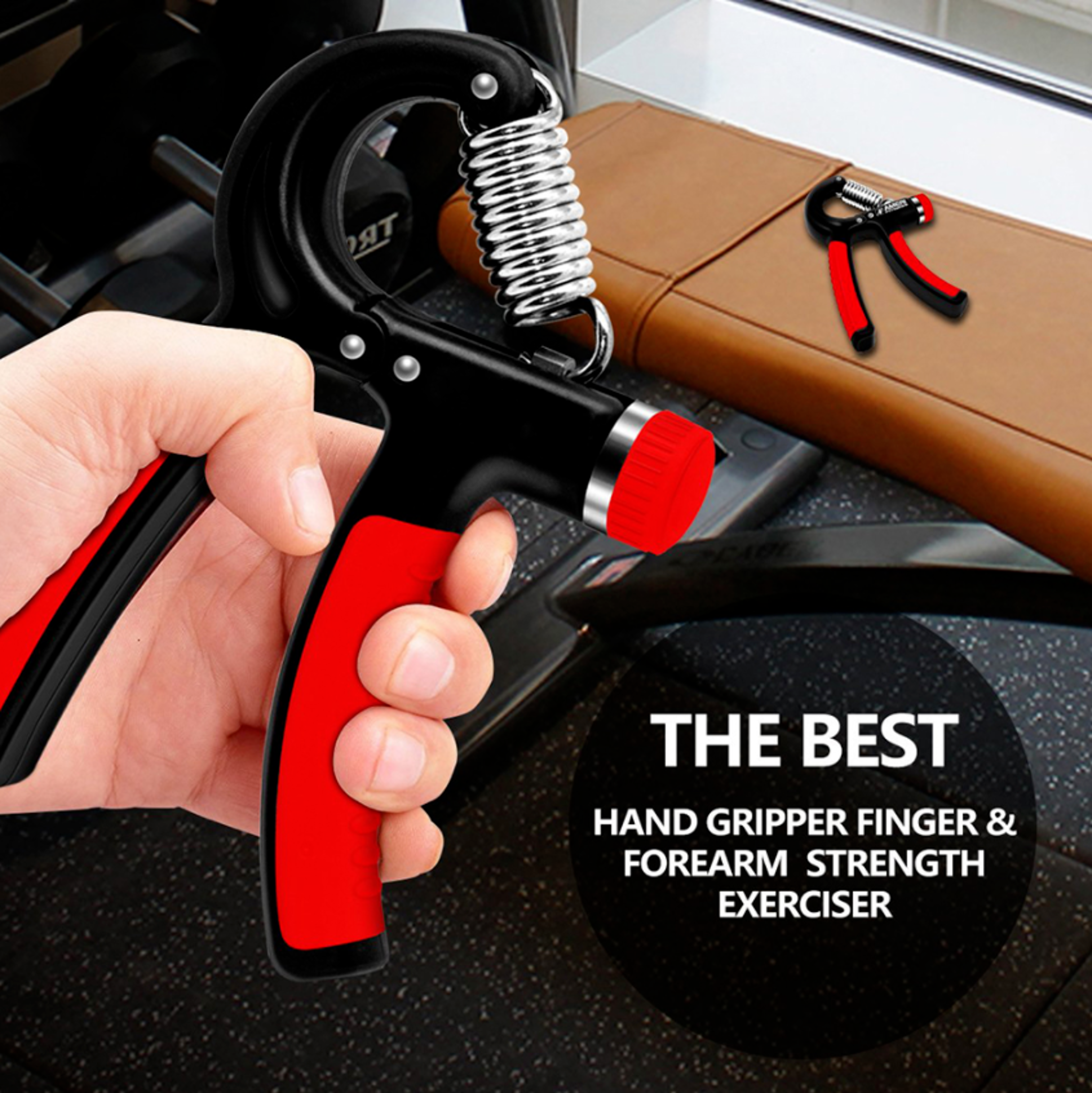 adjustable hand grip strengthener