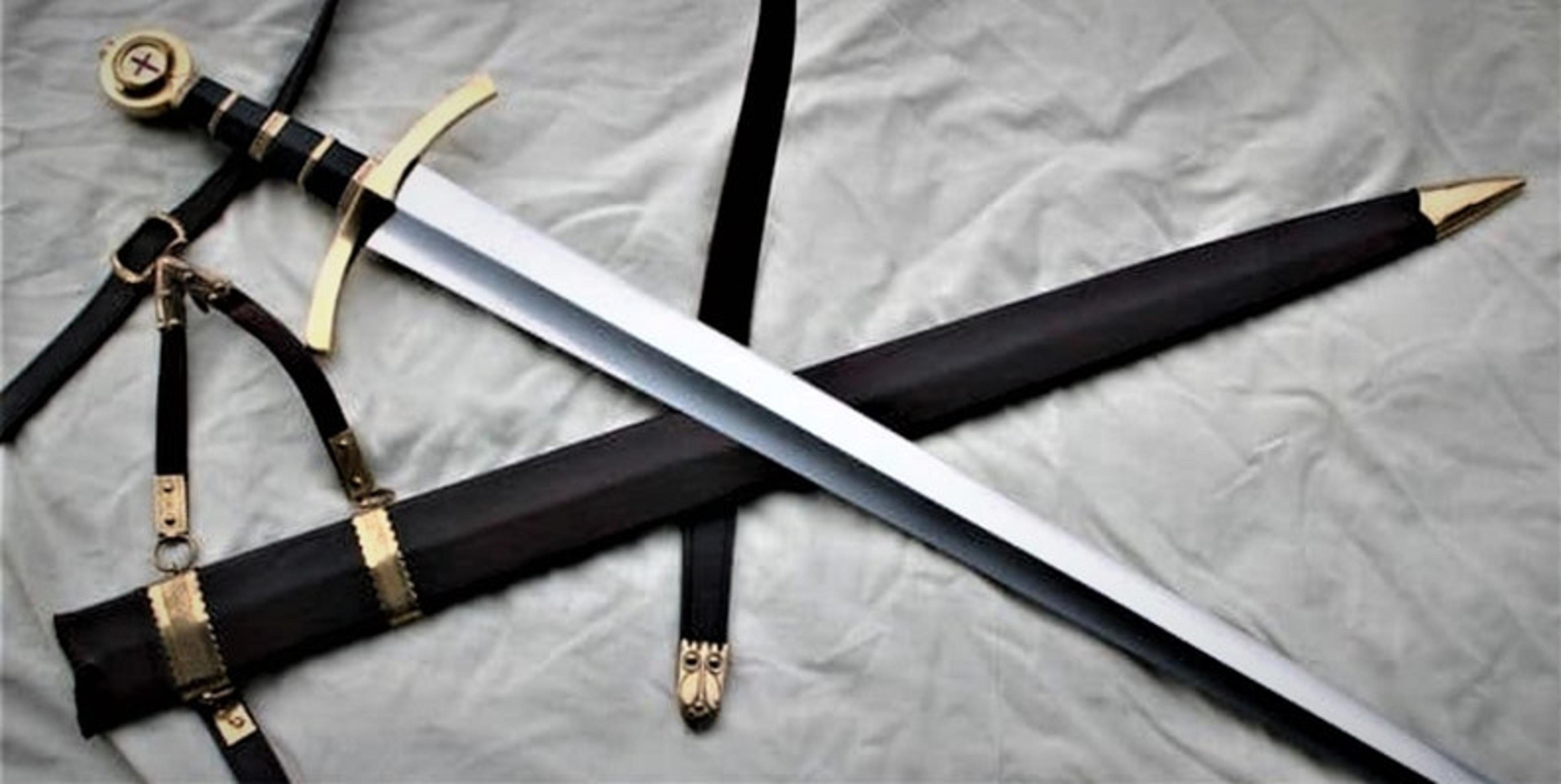 medieval knights sword, handmade sword, knights templar swords, gift for him, birthday gift, wedding gift, groomsmen gif