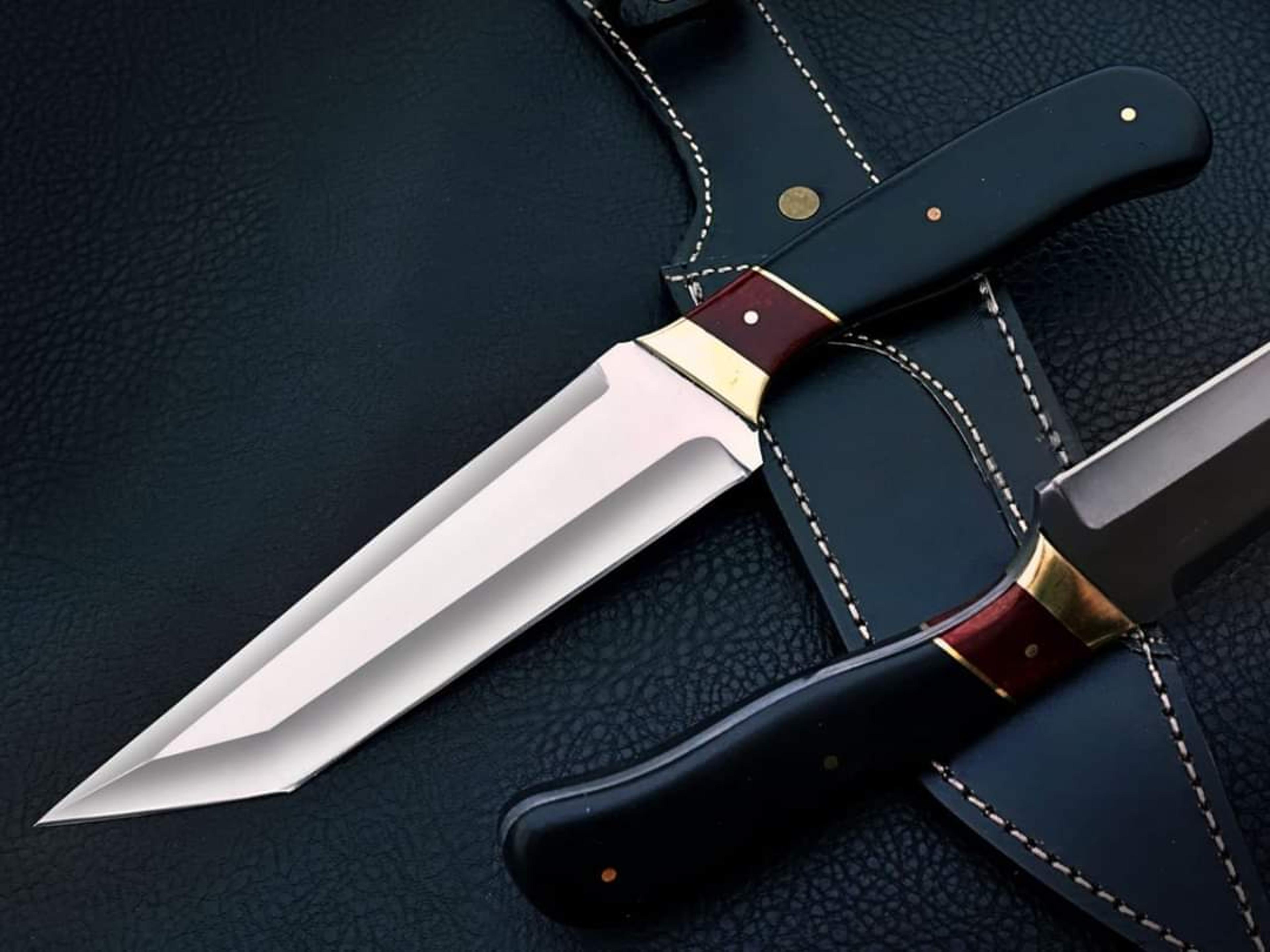 stainless-steel-knife,hunting-knife-with sheath, fixed-blade-camping-knife, bowie-knife, handmade-knives, gifts-for-men