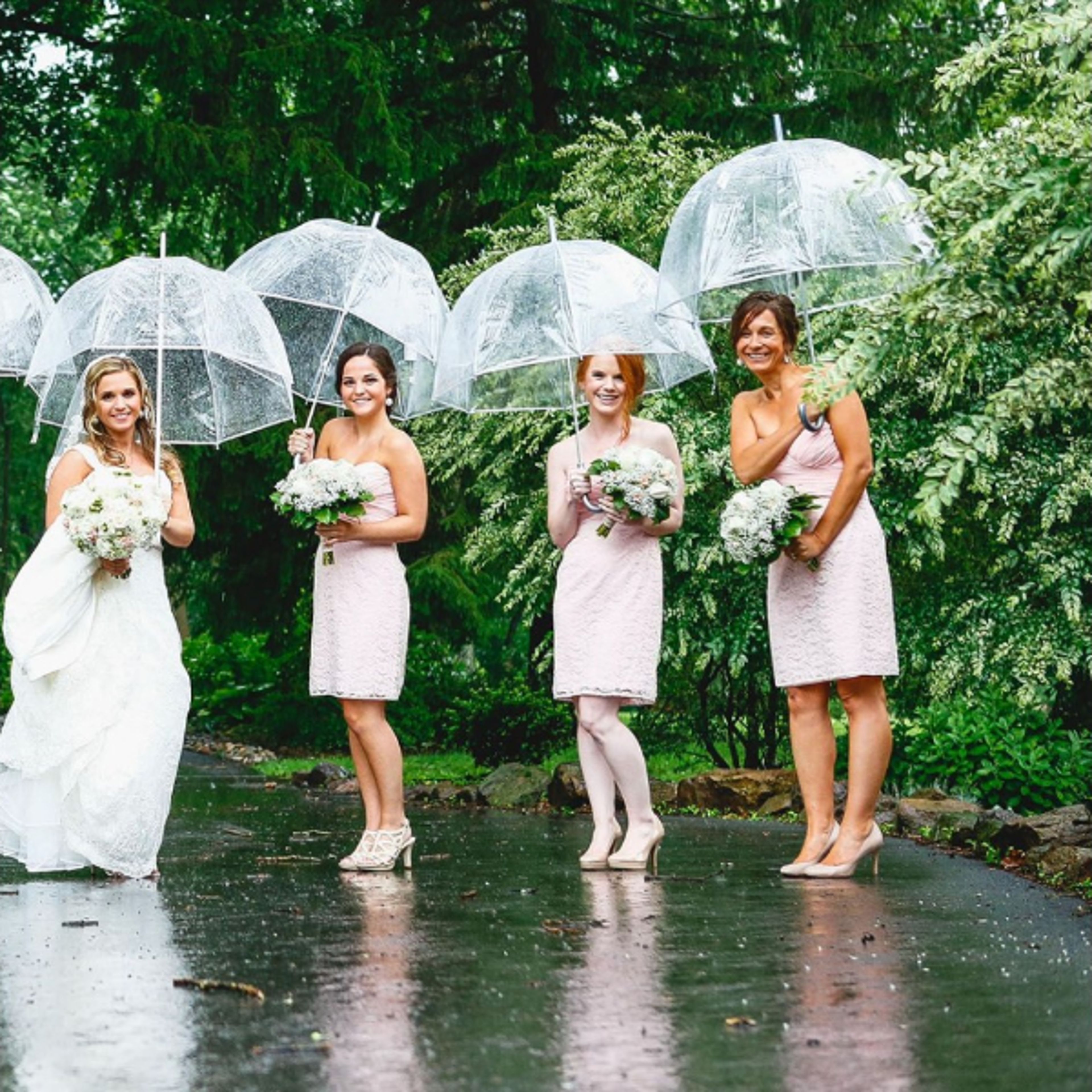 8-rib transparent bubble umbrella
