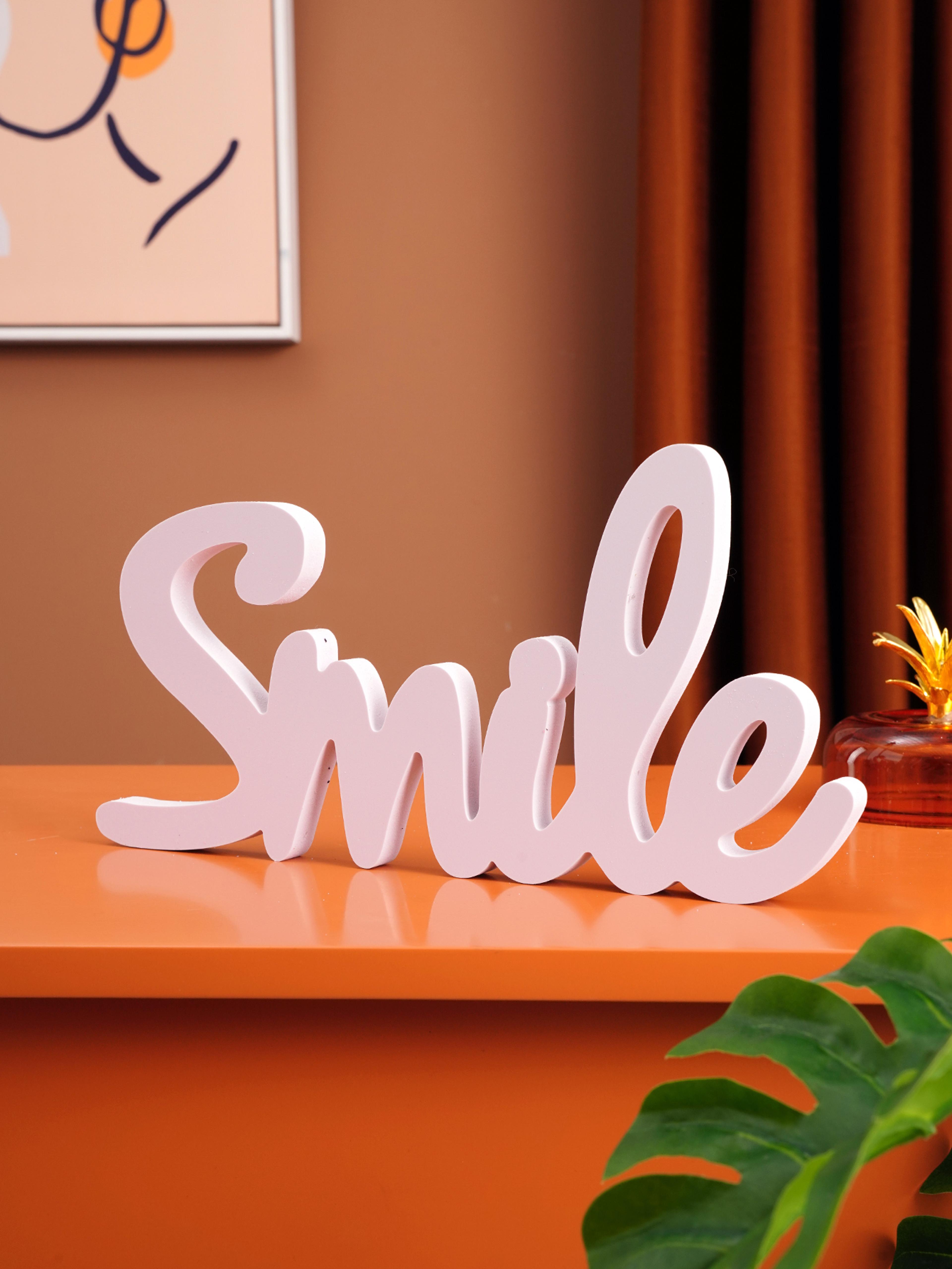 smile letter decoration perfect for holidays anniversaries weddings & home decor