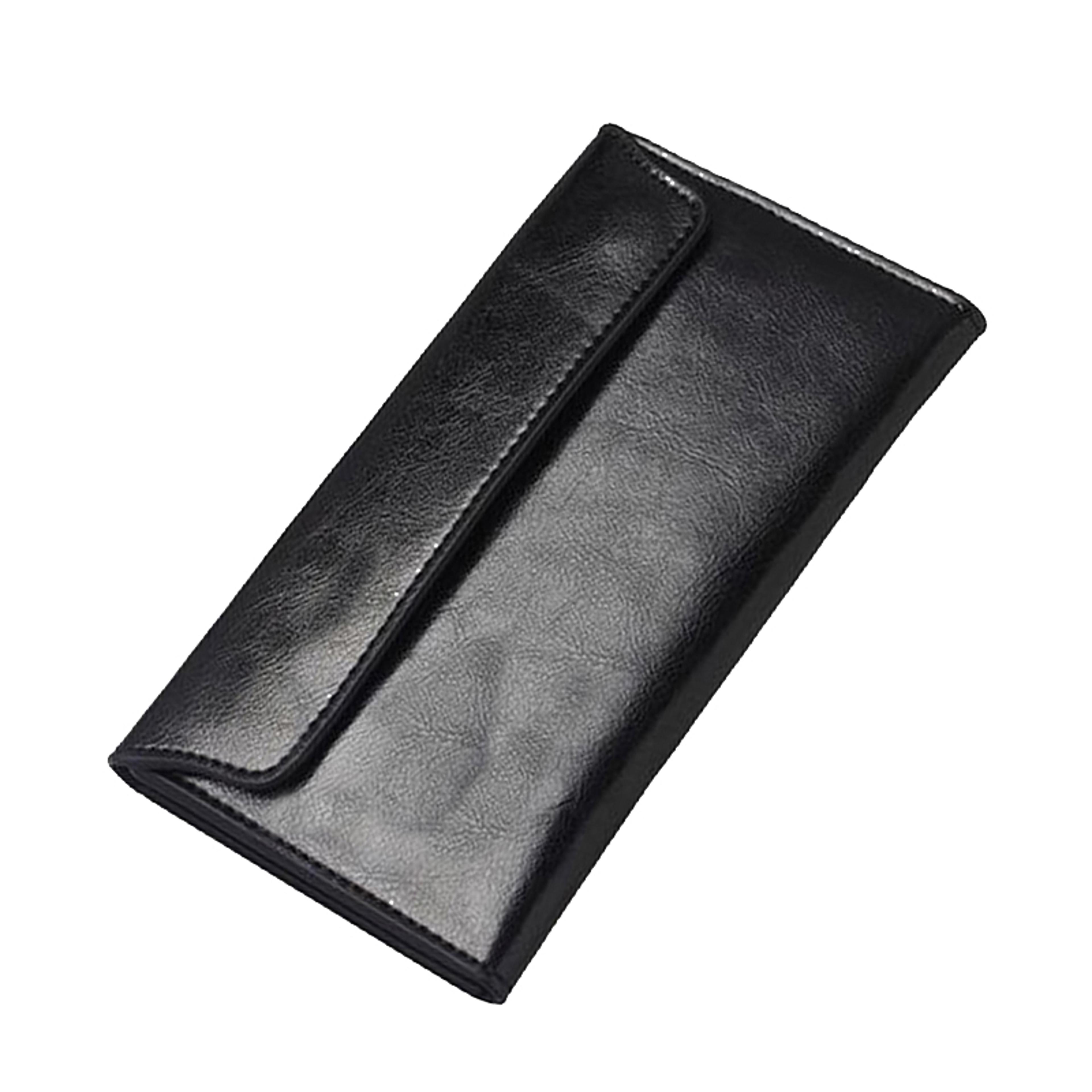 slim genuine leather wallet for women luxury design long clutch with card holder and coin purse