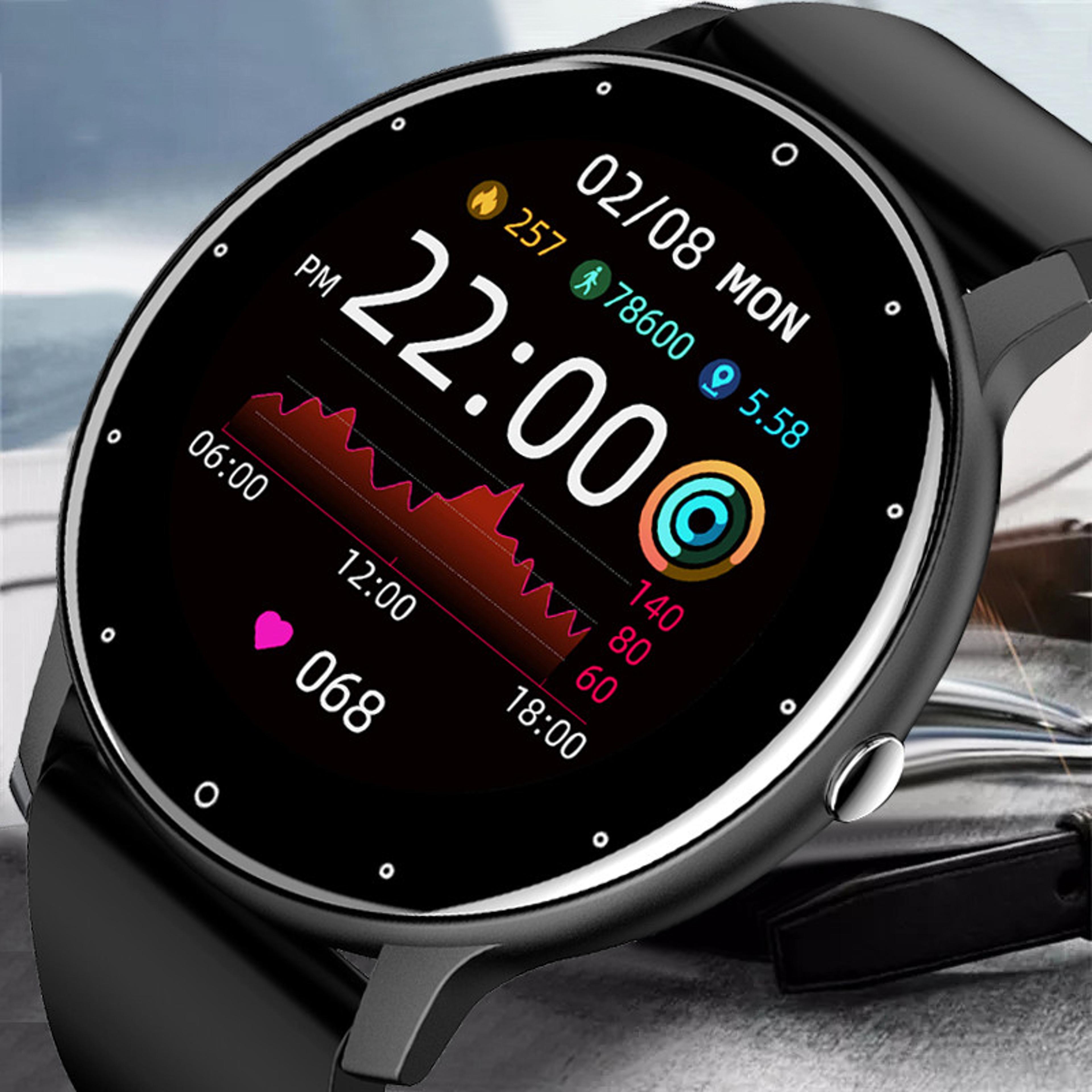 fashion smartwatch for men & women waterproof fitness tracker with wireless call & sport features
