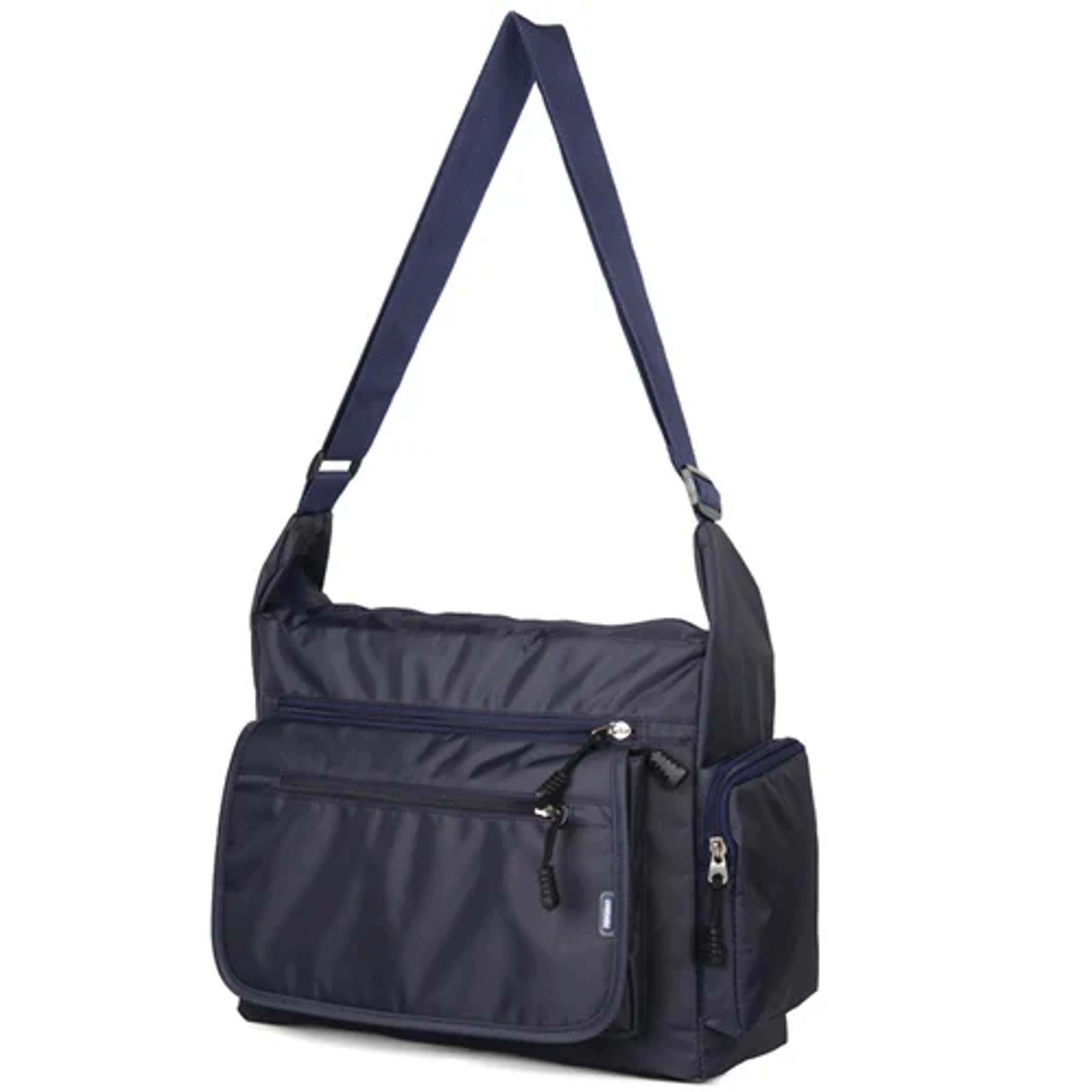 waterproof nylon crossbody messenger bag for men ideal for travel & office use