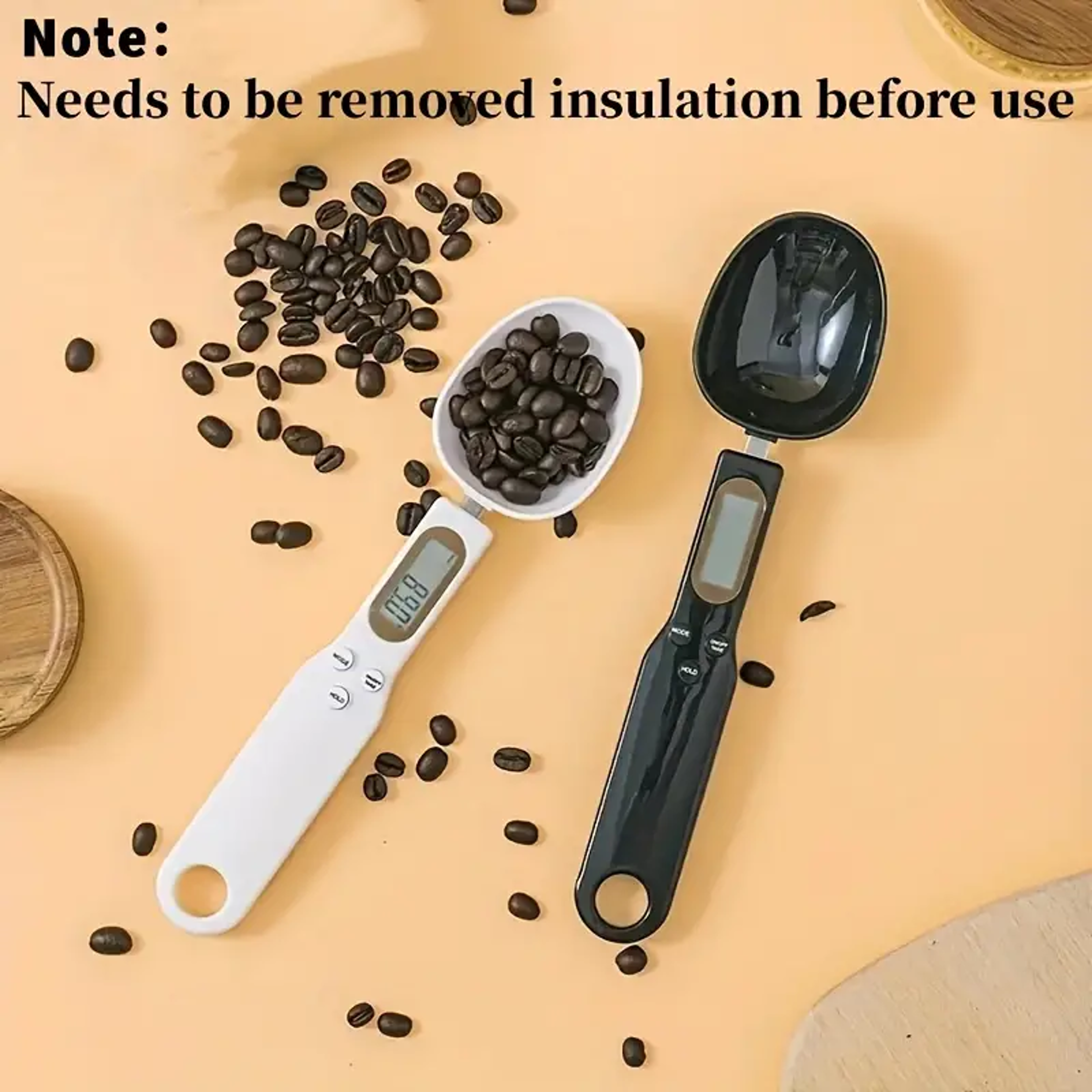 mini digital kitchen scale for food and coffee lcd measuring spoon for precise ingredient portions