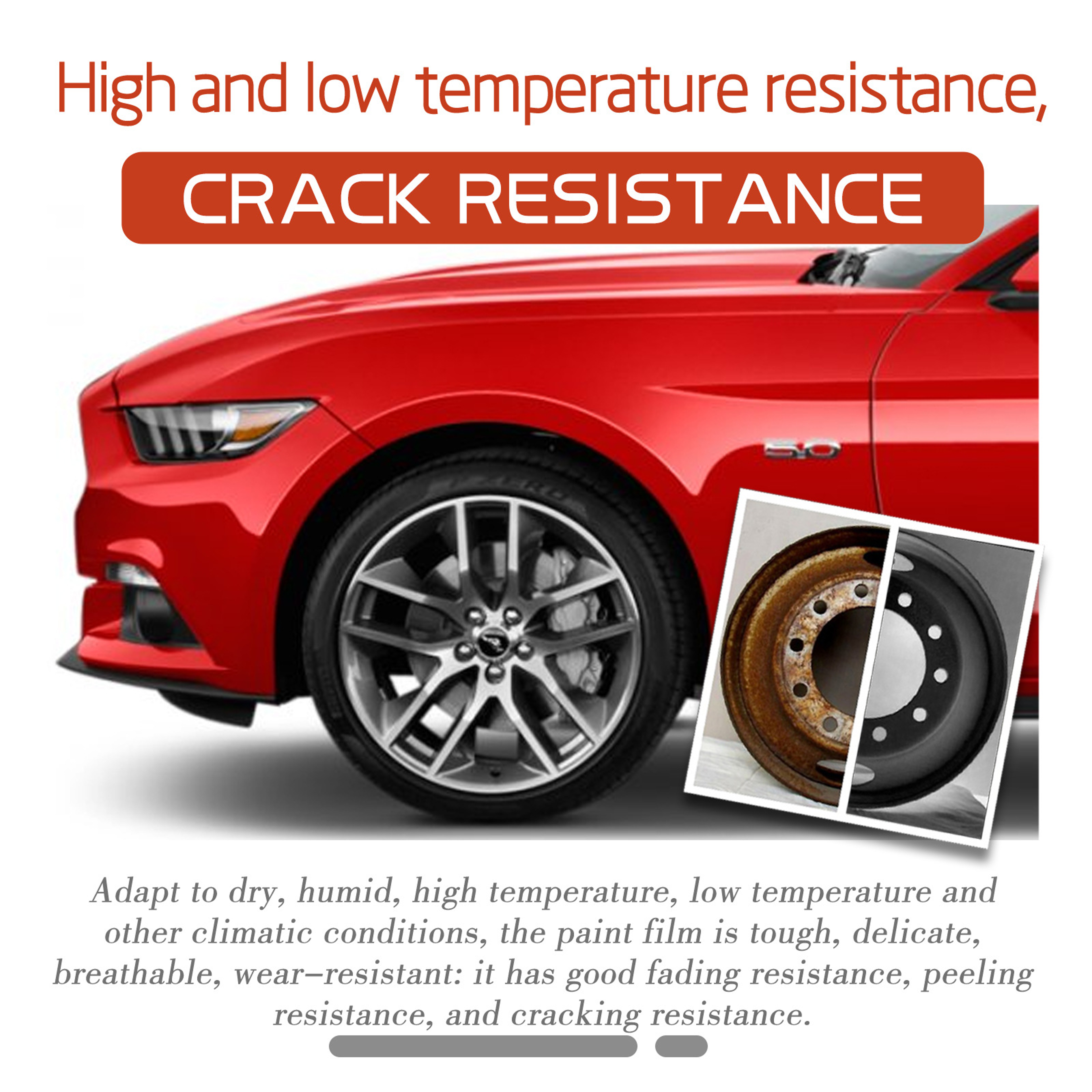 Metal Rust Remover  Paint Converter Waterproof AntiCorrosion Car Maintenance Solution 5