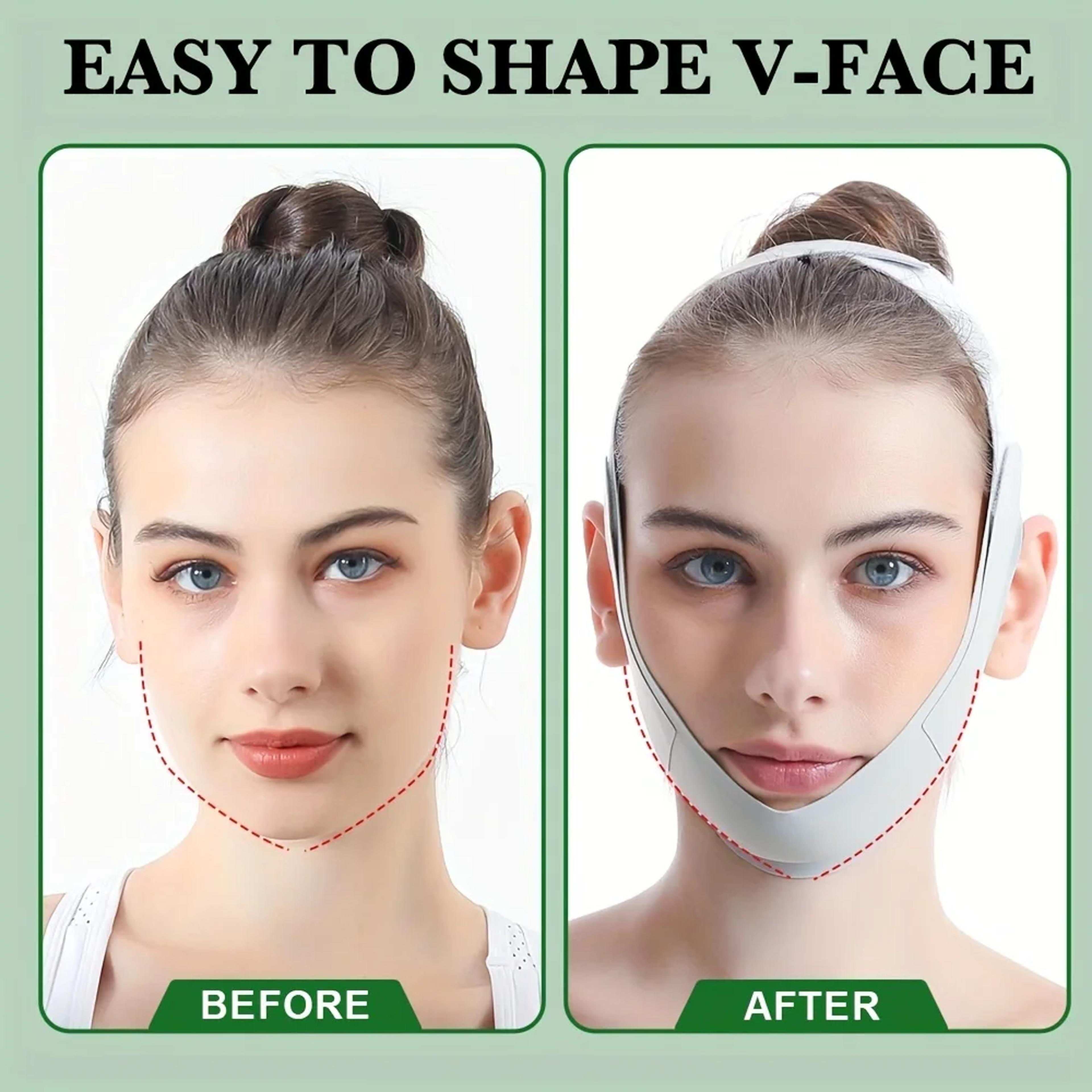 Reusable Face Slimming Bandage V Line Face Shaper For Chin And Cheek Lift Facial Massage Strap For  4