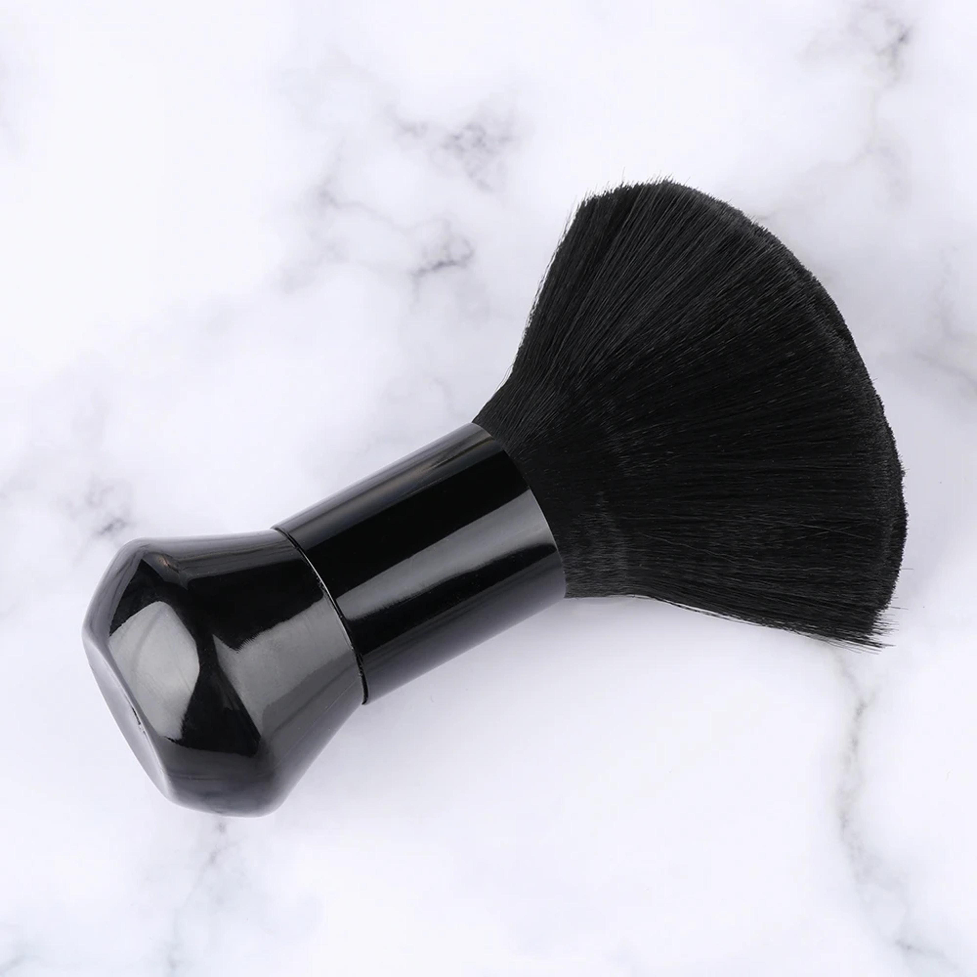 hair cutting brush for barbers black hairdressing duster for neck & face cleaning