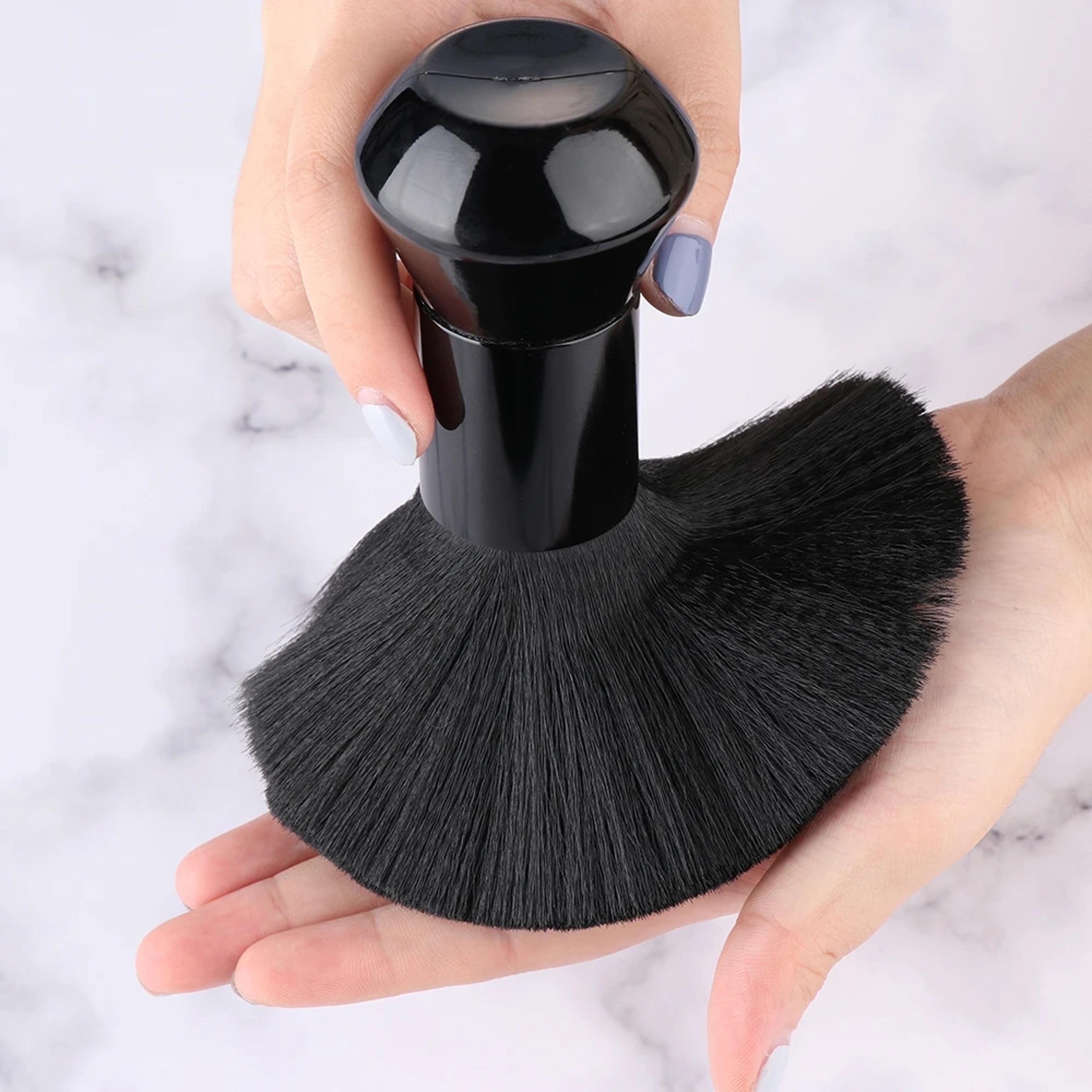 Hair Cutting Brush For Barbers Black Hairdressing Duster For Neck  Face Cleaning 1