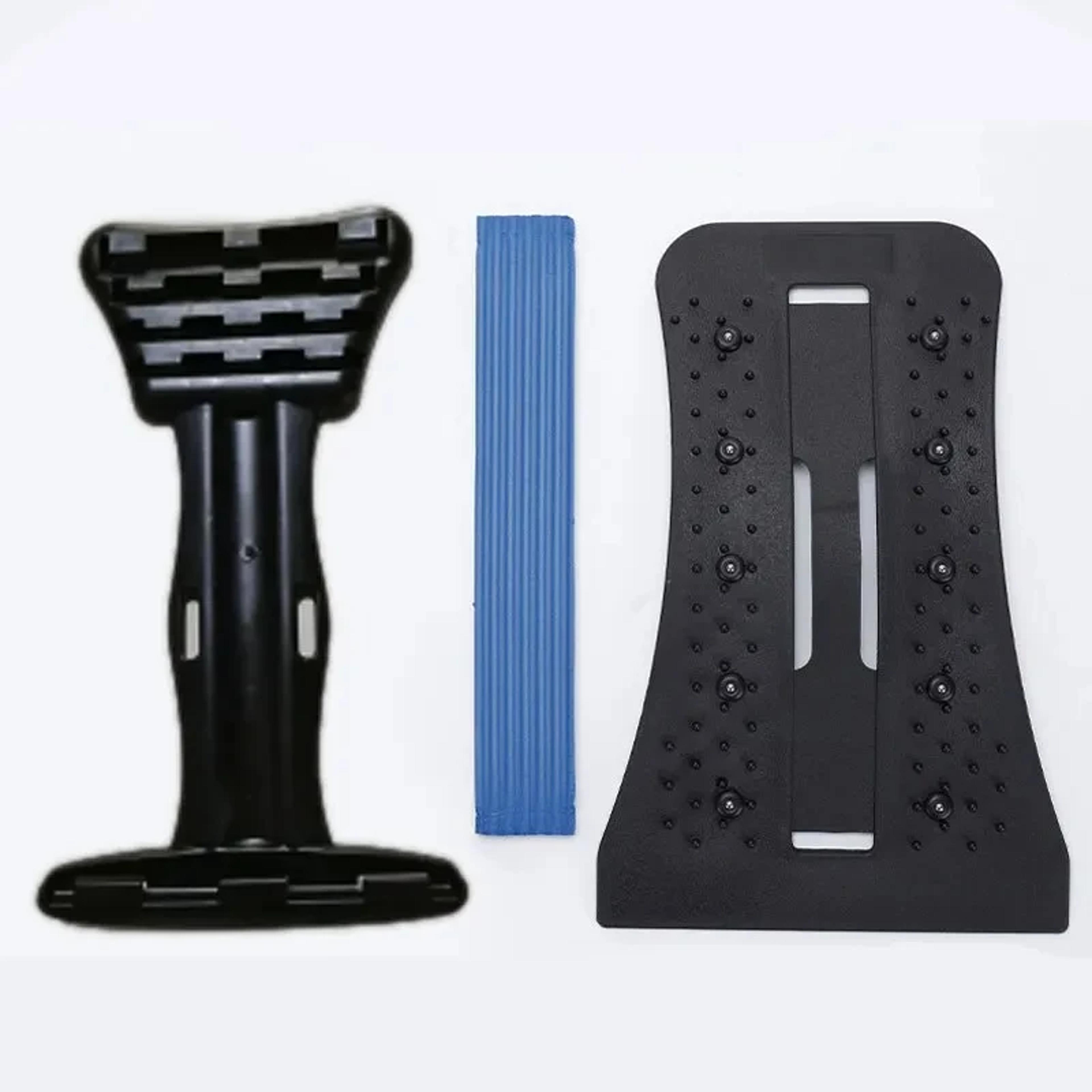 Back Stretcher Multi Level Adjustable Massager For Waist Neck And Cervical Spine Support 1
