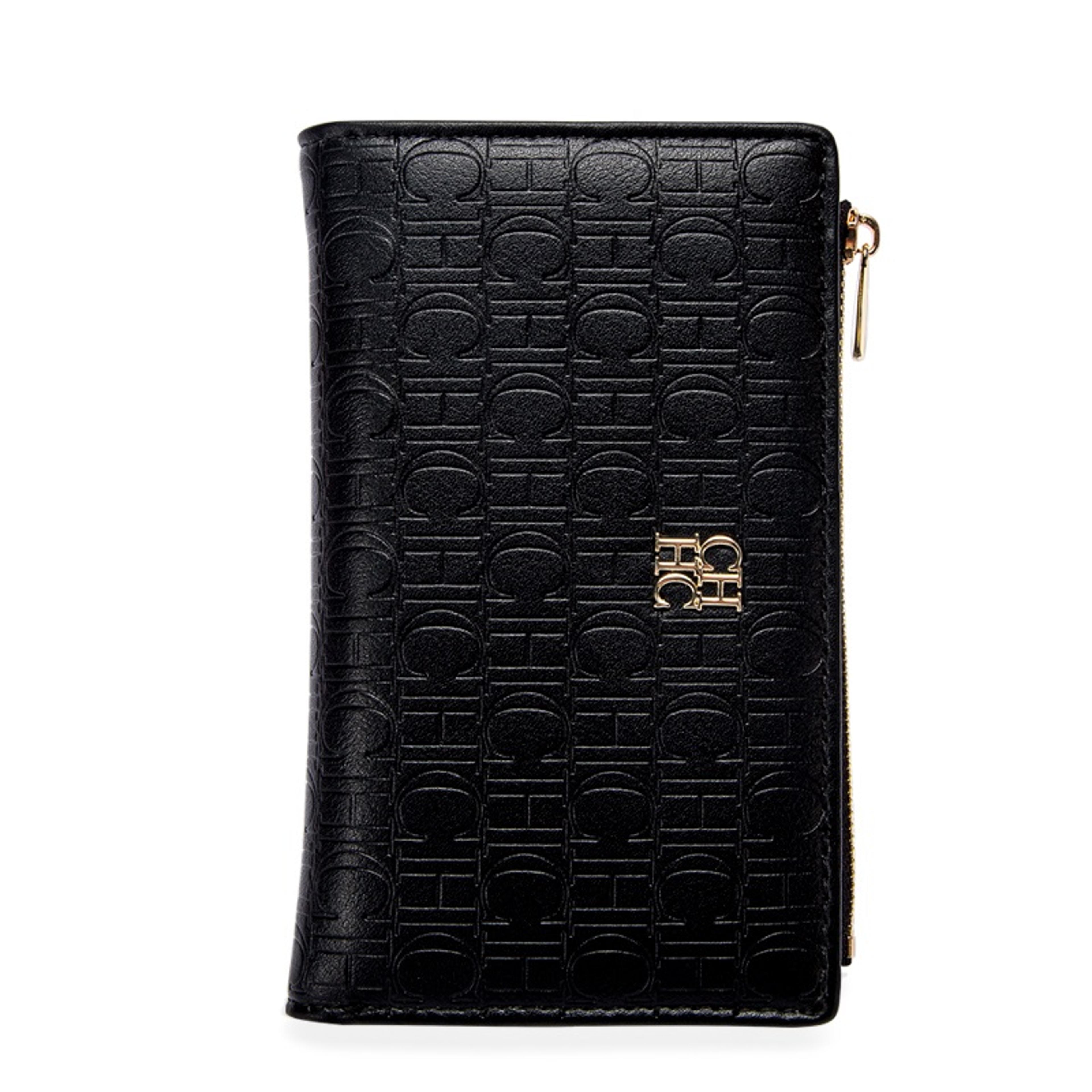 Slim Womens Wallet With Zipper Coin Pocket And RFID Blocking 4