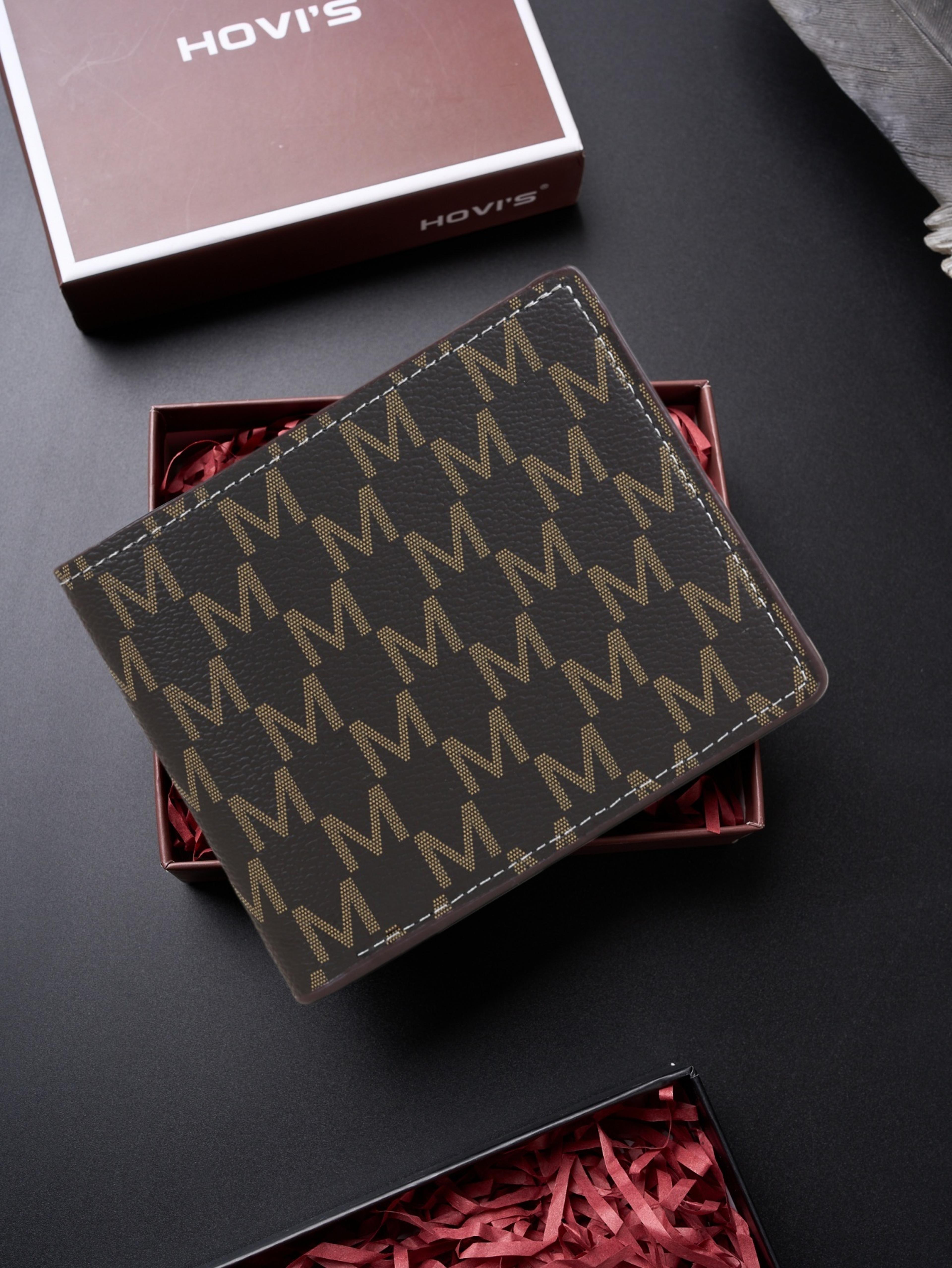 Premium Mens Vintage Clutch Wallet Gift Set Multi Function Front Pocket Wallet 6