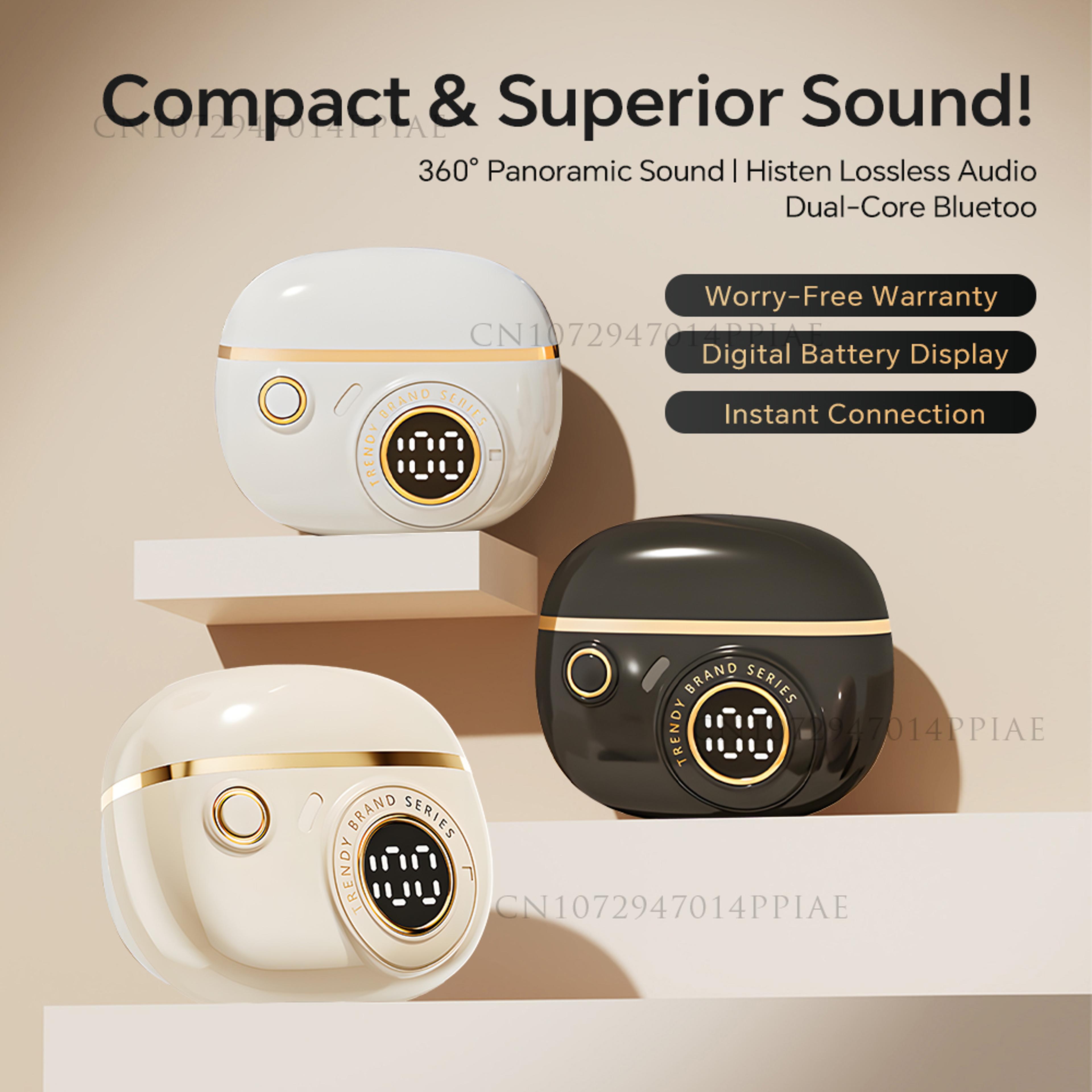 Premium TWS In Ear Wireless Headphones With Noise Isolation  Gaming Bluetooth 1