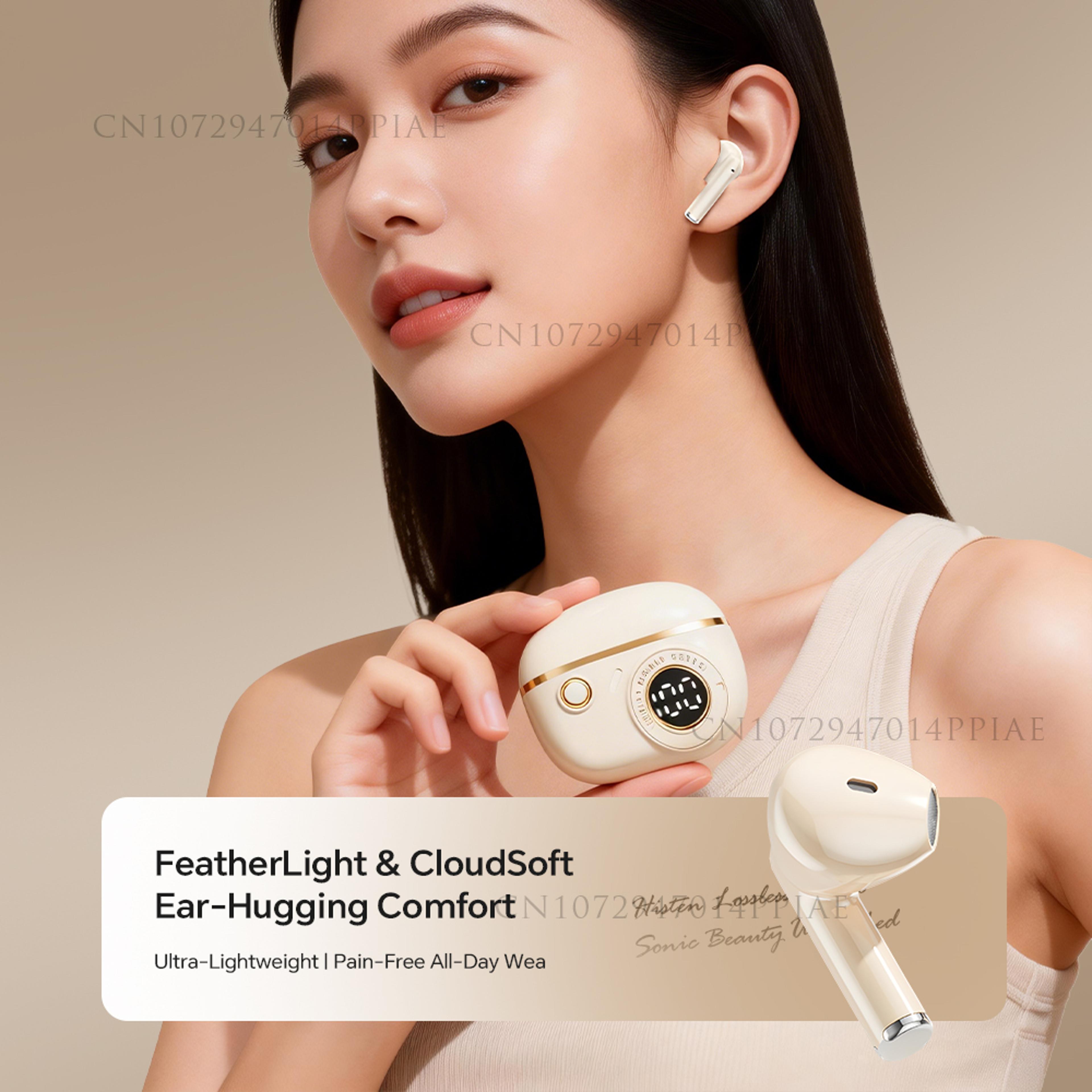 Premium TWS In Ear Wireless Headphones With Noise Isolation  Gaming Bluetooth 5