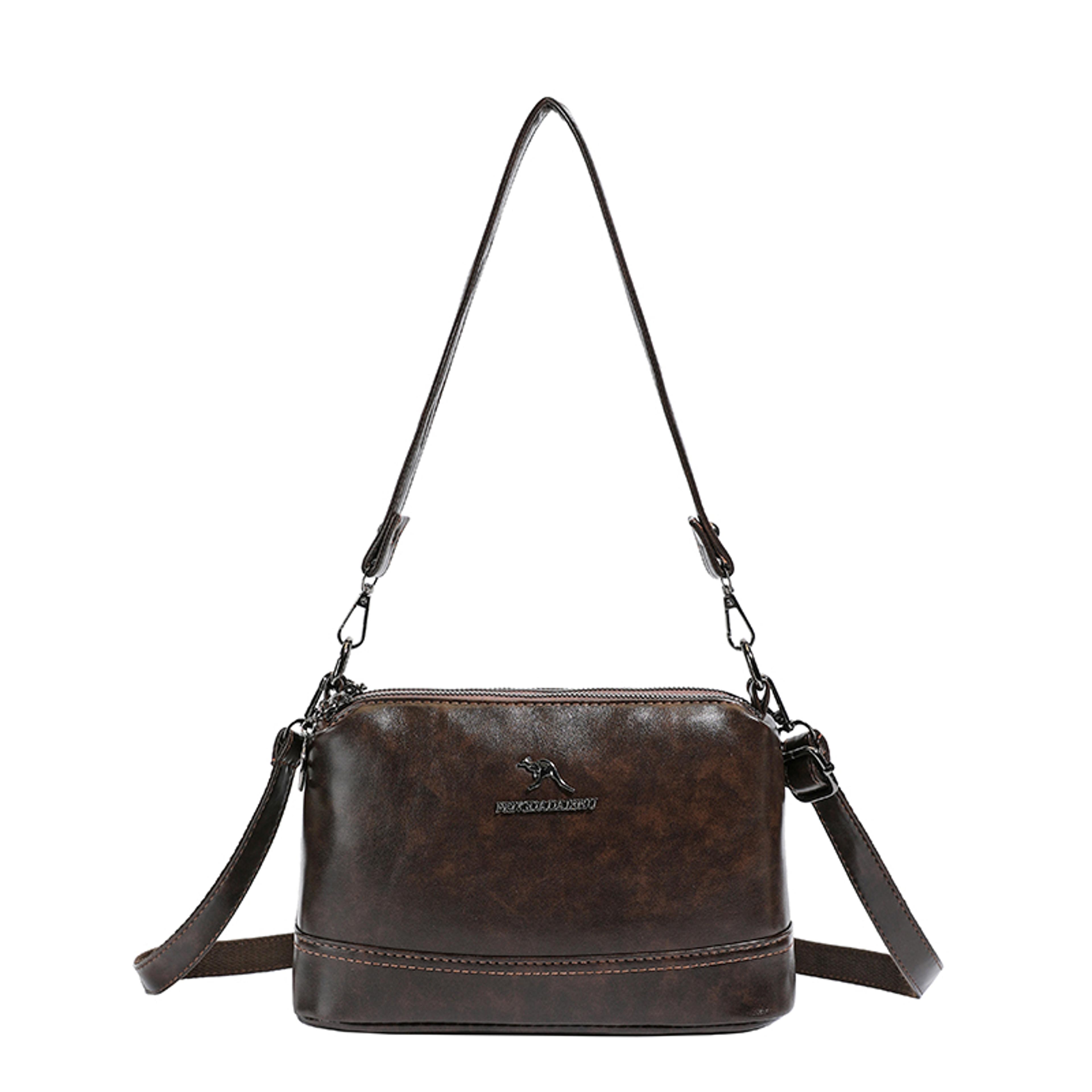Premium Leather Messenger Bag For Men And Women Stylish Casual Square Bag 5