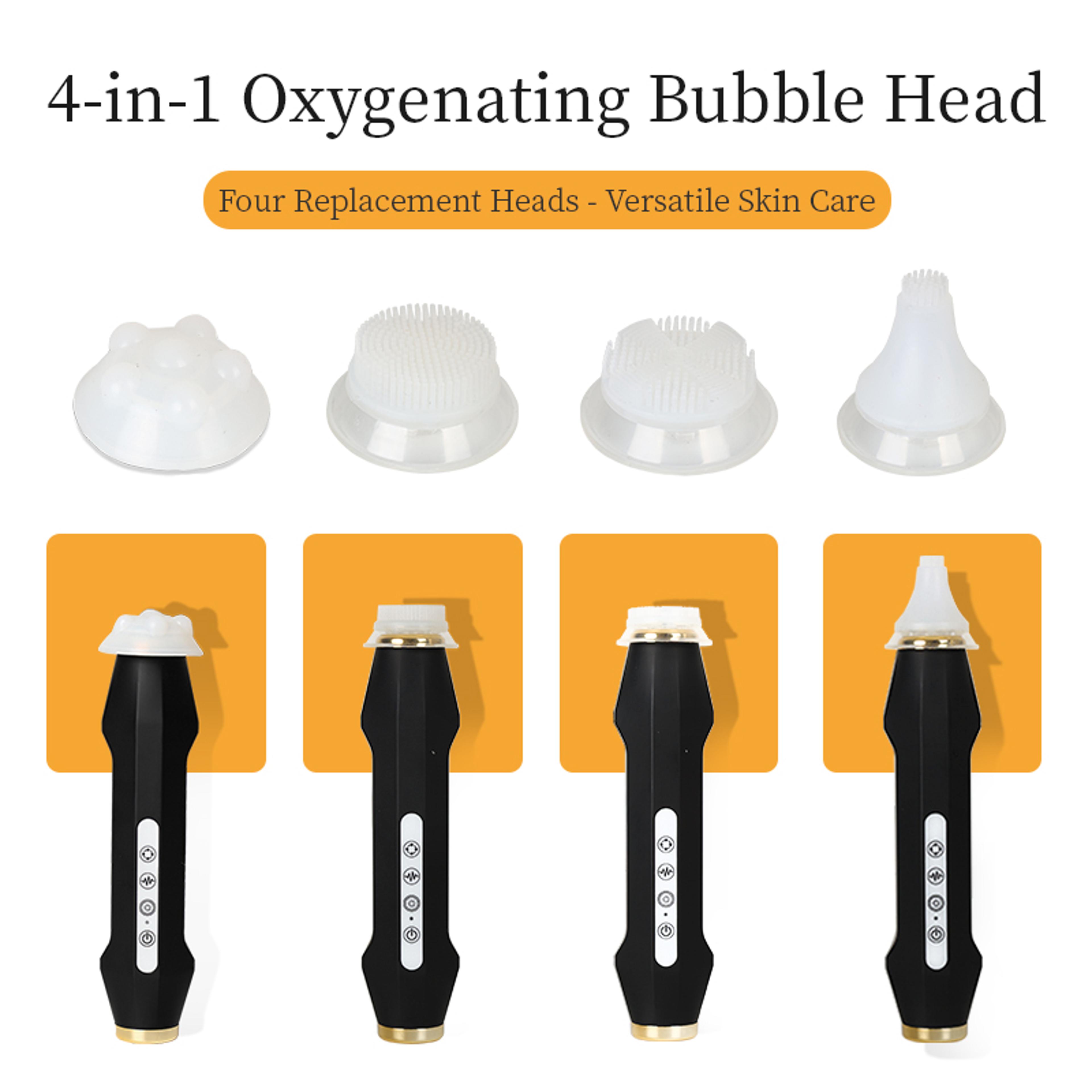 rechargeable oxygen bubble pen anti aging facial device for deep skin care & balance