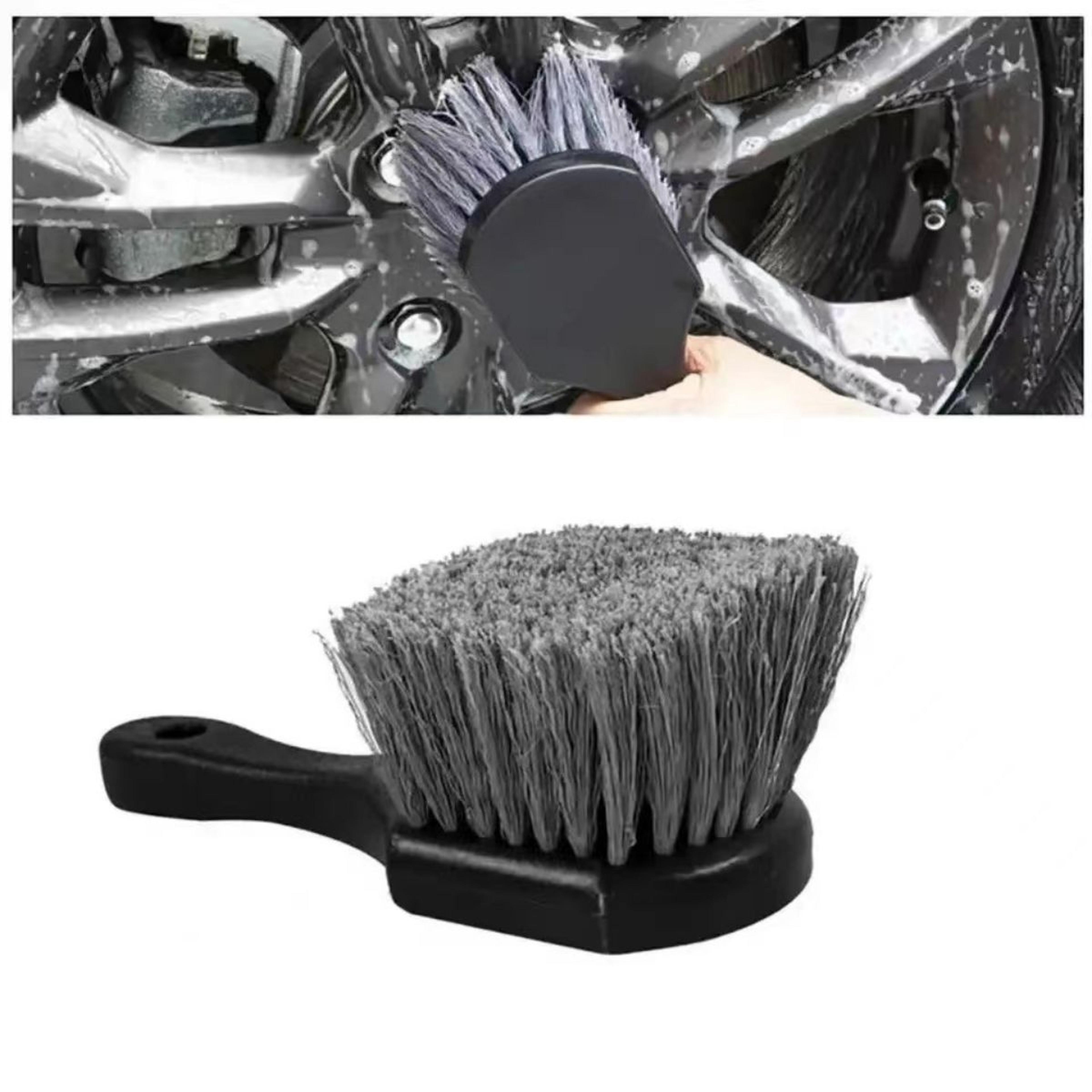car wheel cleaning brush short handle tire rim washing brush for vehicles