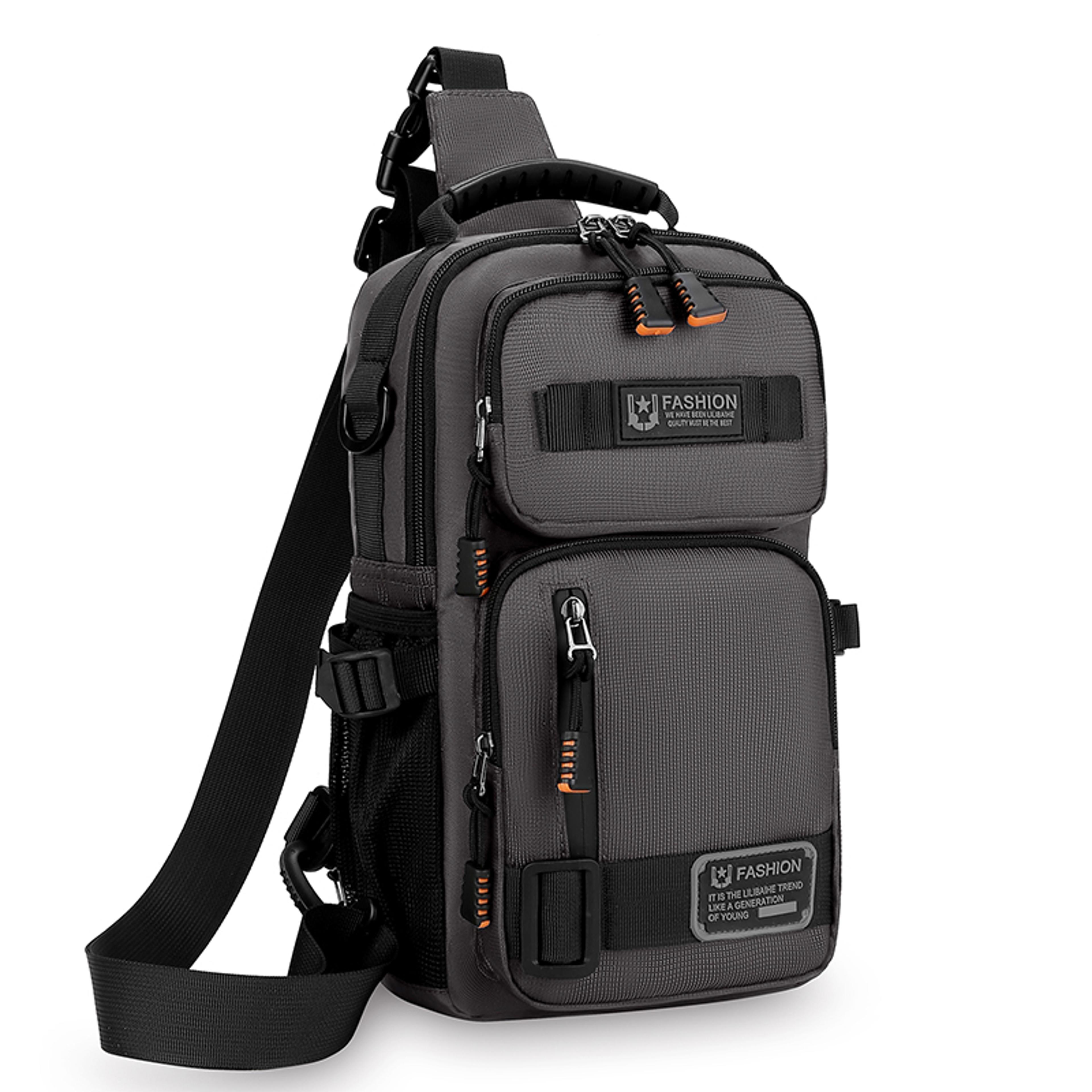 High Quality Oxford Mens Chest Bag Fashionable Crossbody Waist Pack For Casual Use 6