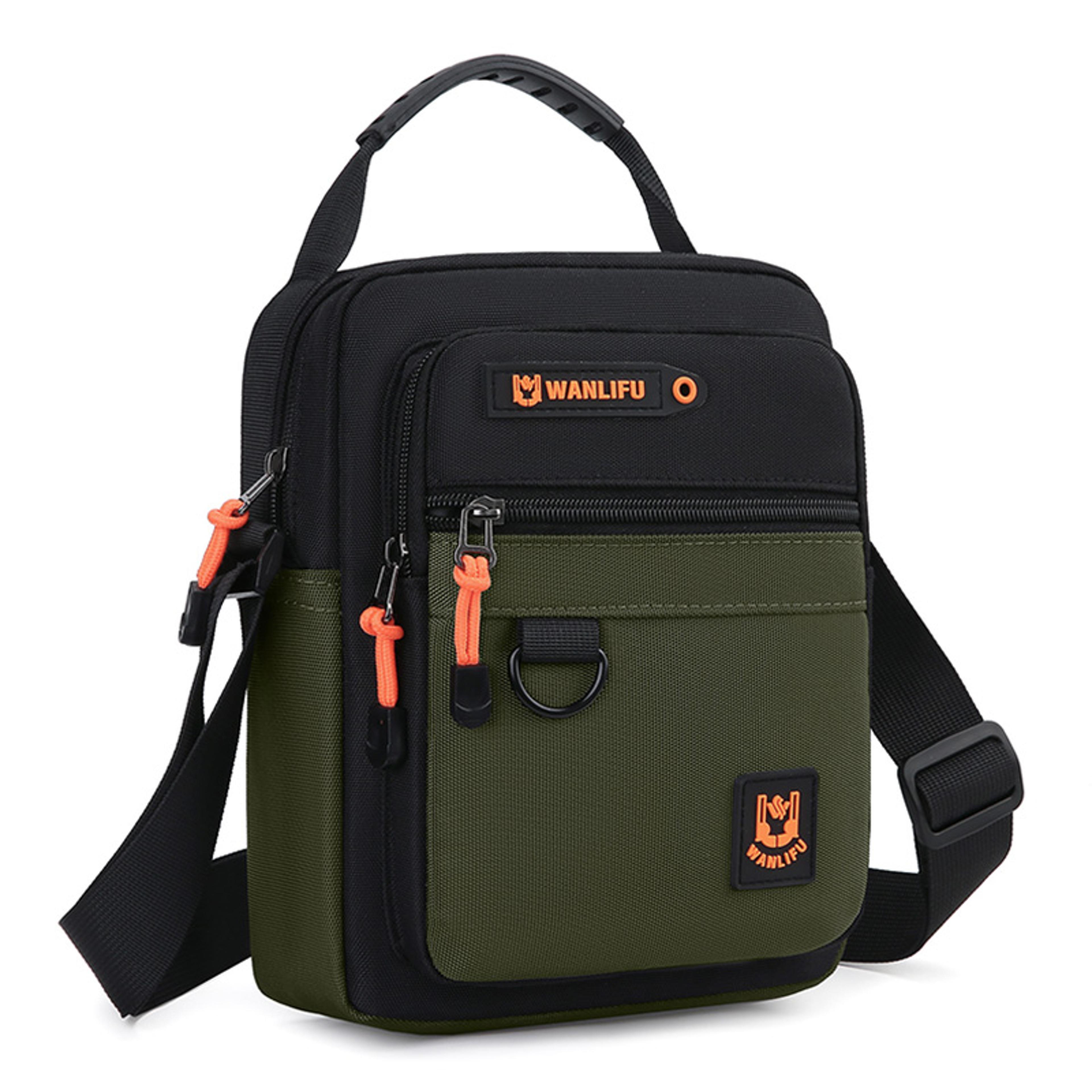 Stylish Lightweight Casual Mens Messenger Bag Durable Oxford Crossbody Shoulder Purse 6