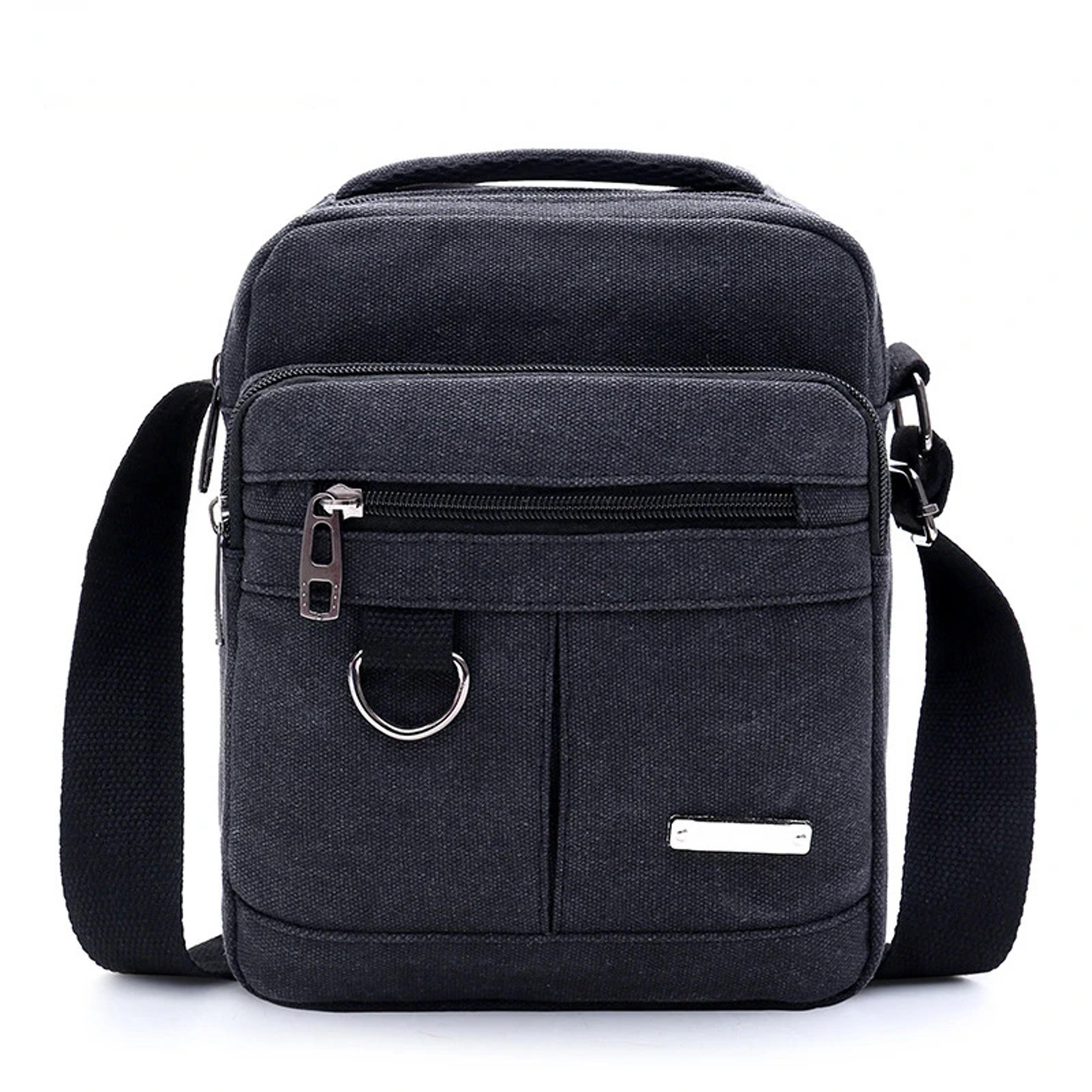 Stylish Canvas Shoulder Bag For Men Outdoor Travel Messenger Bag 5