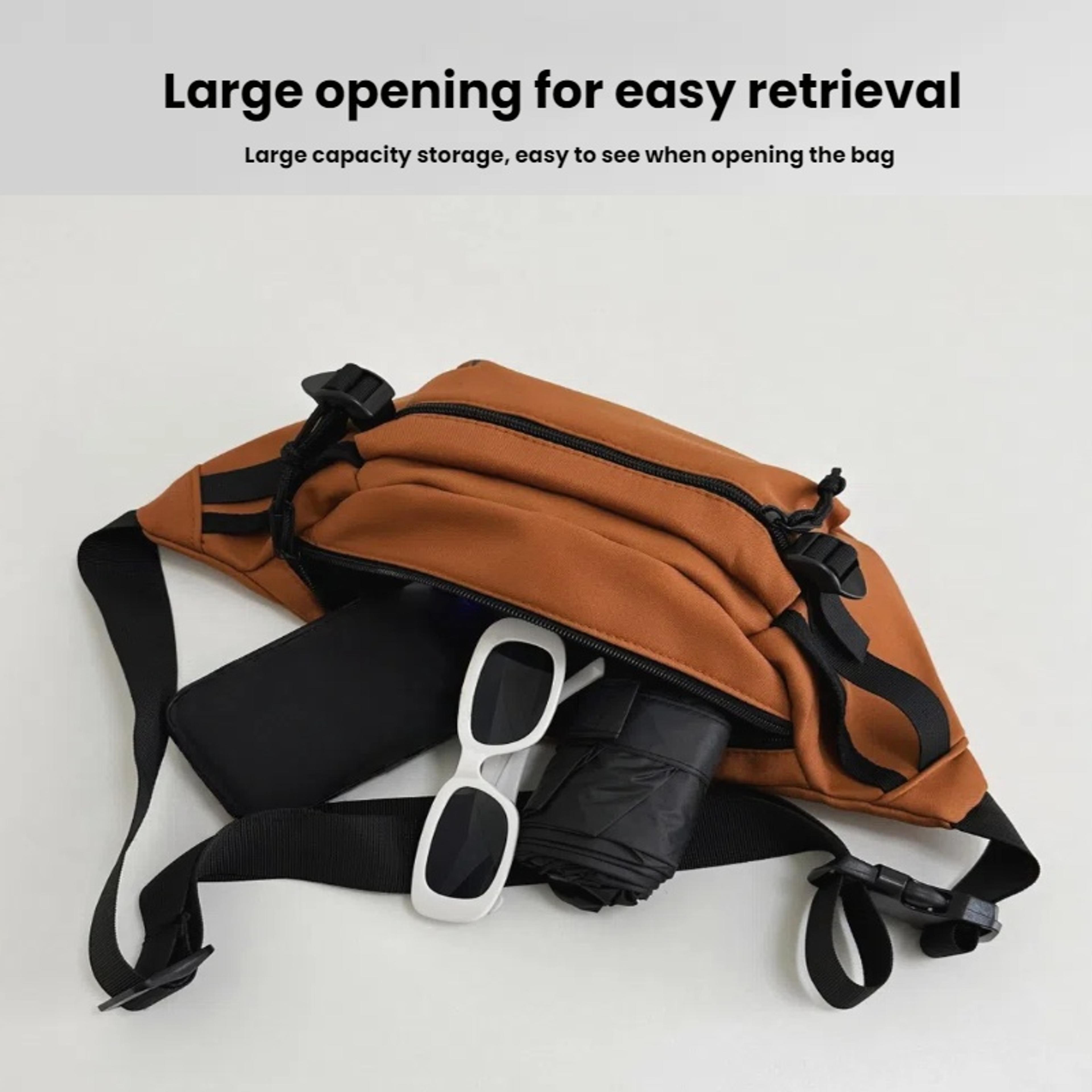 Unisex Fashionable Chest Bag For Sports  Outdoor Activities Mobile Phone  Multifunctional Waist Bag 1