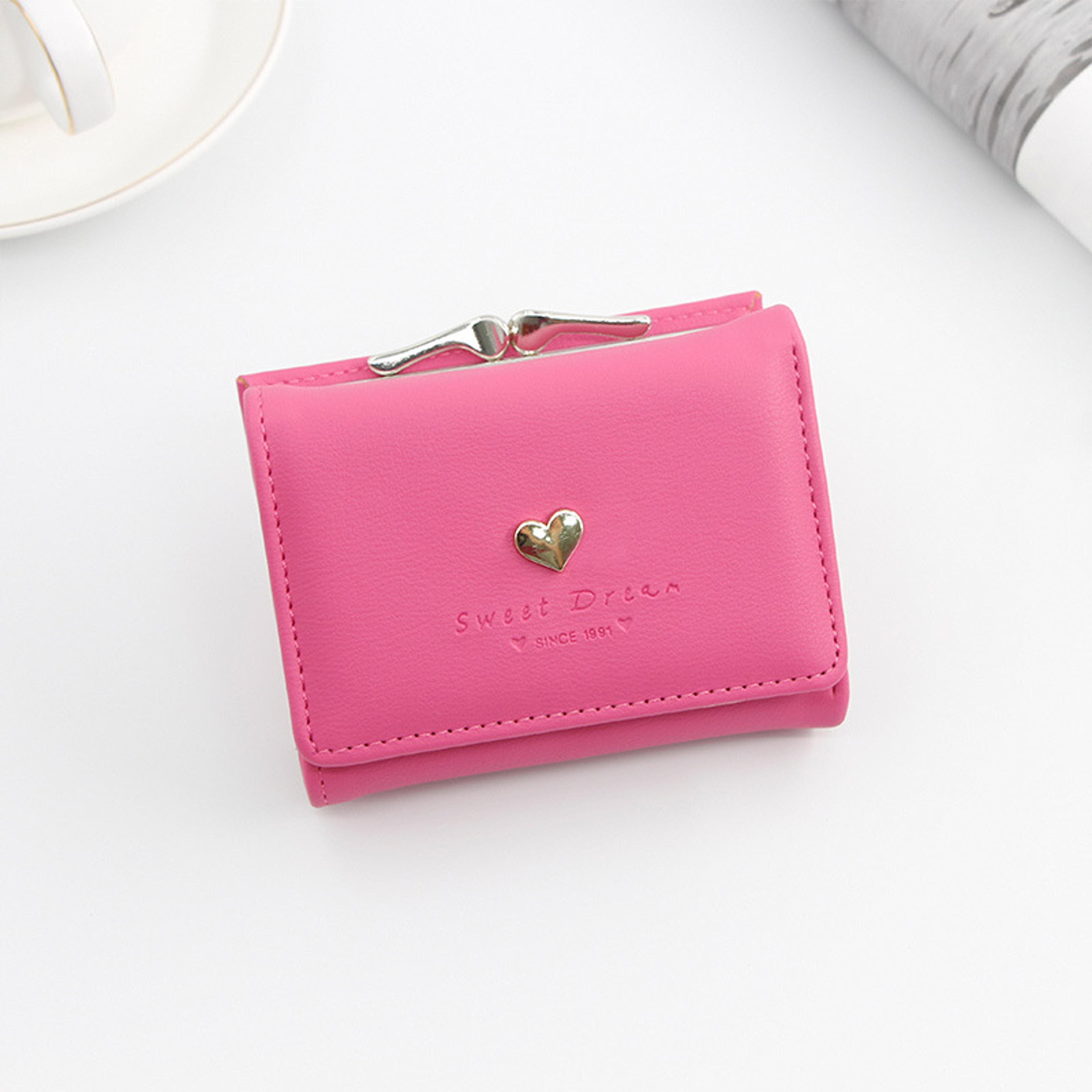 Mini Heart Wallet For Women Fashionable Coin Purse  Card Holder 10