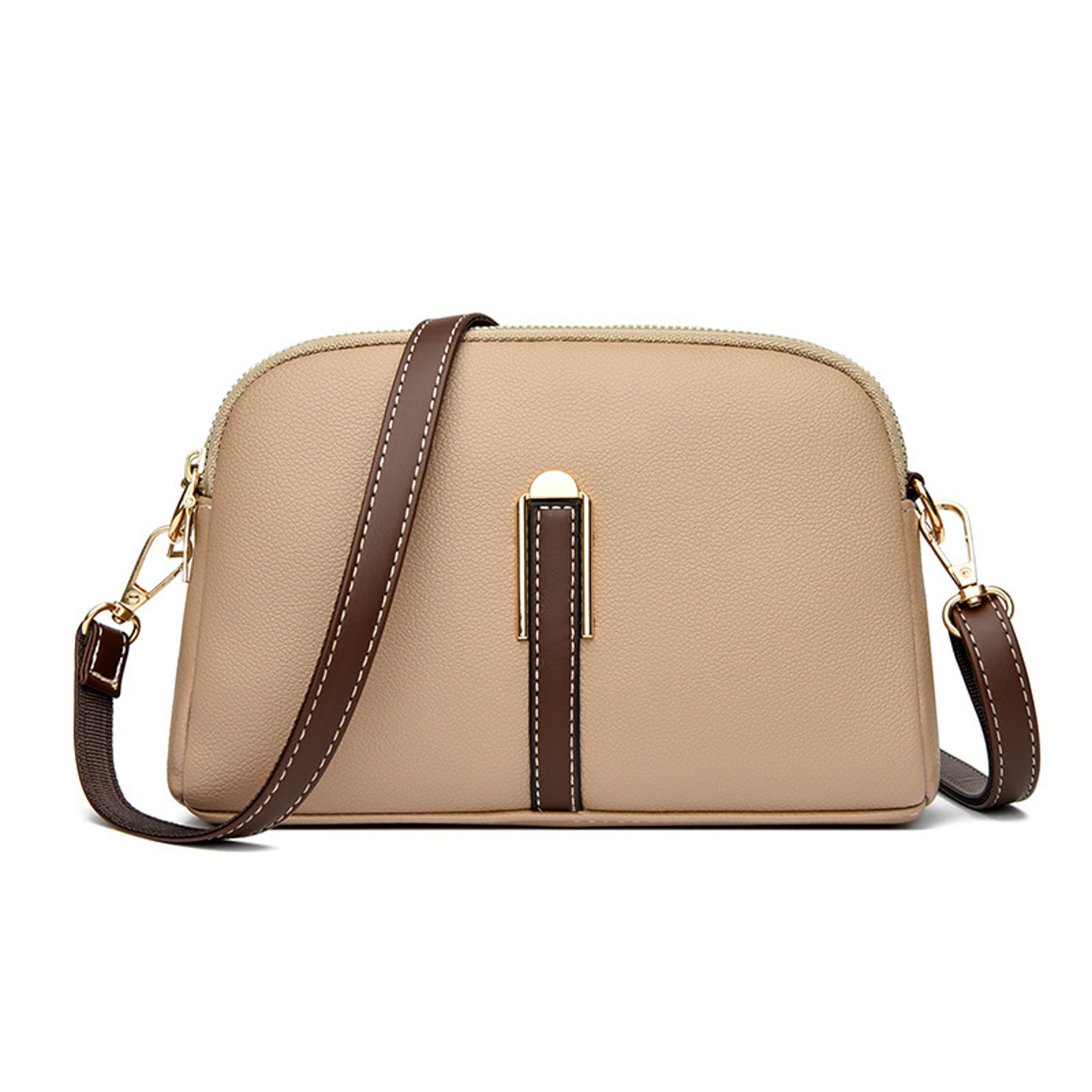 Luxury Cowhide Flap Handbag Womens Messenger Crossbody Bag 8