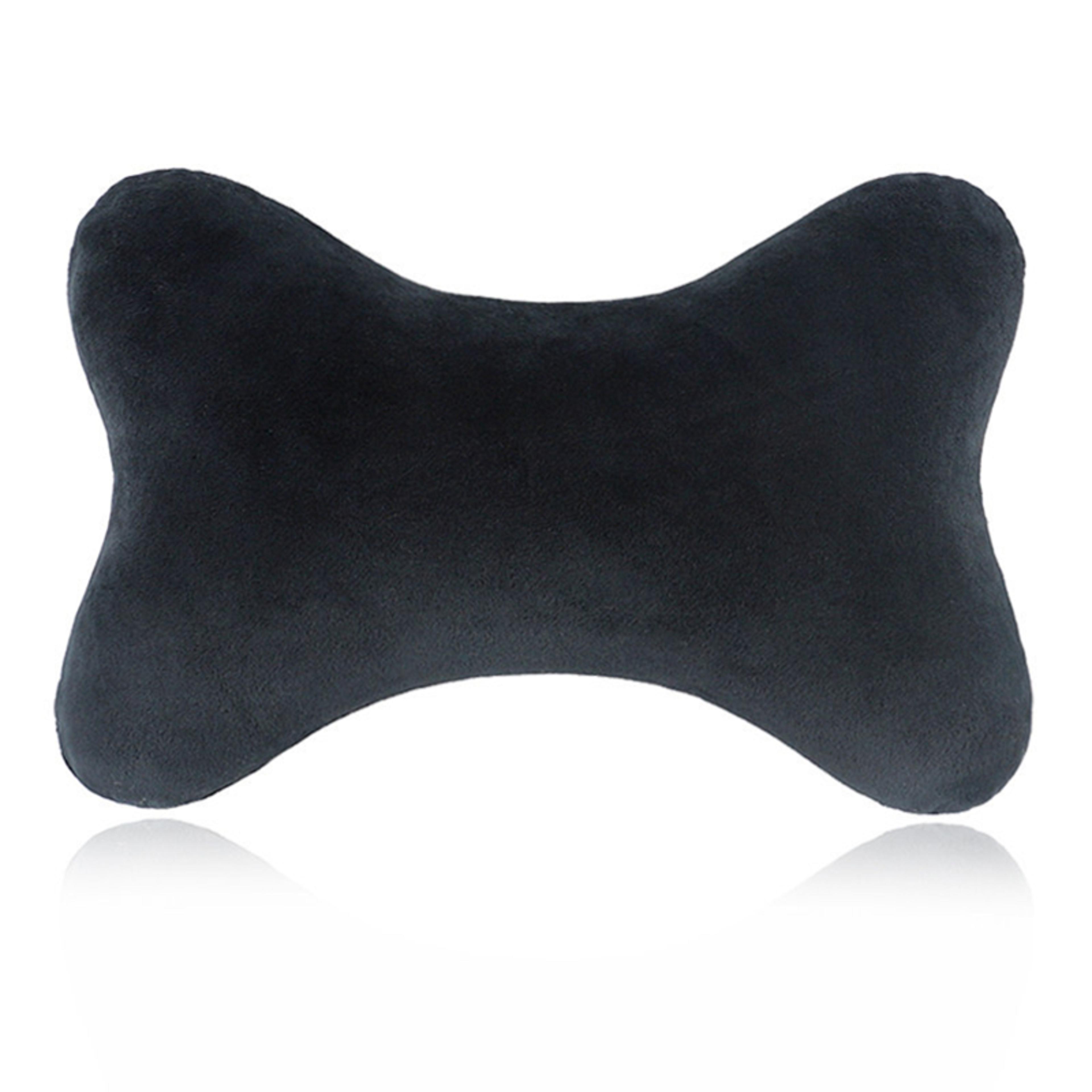 Memory Foam Neck Pillow For Car Seats Breathable Crystal Velvet Support For Sleep  Travel 7
