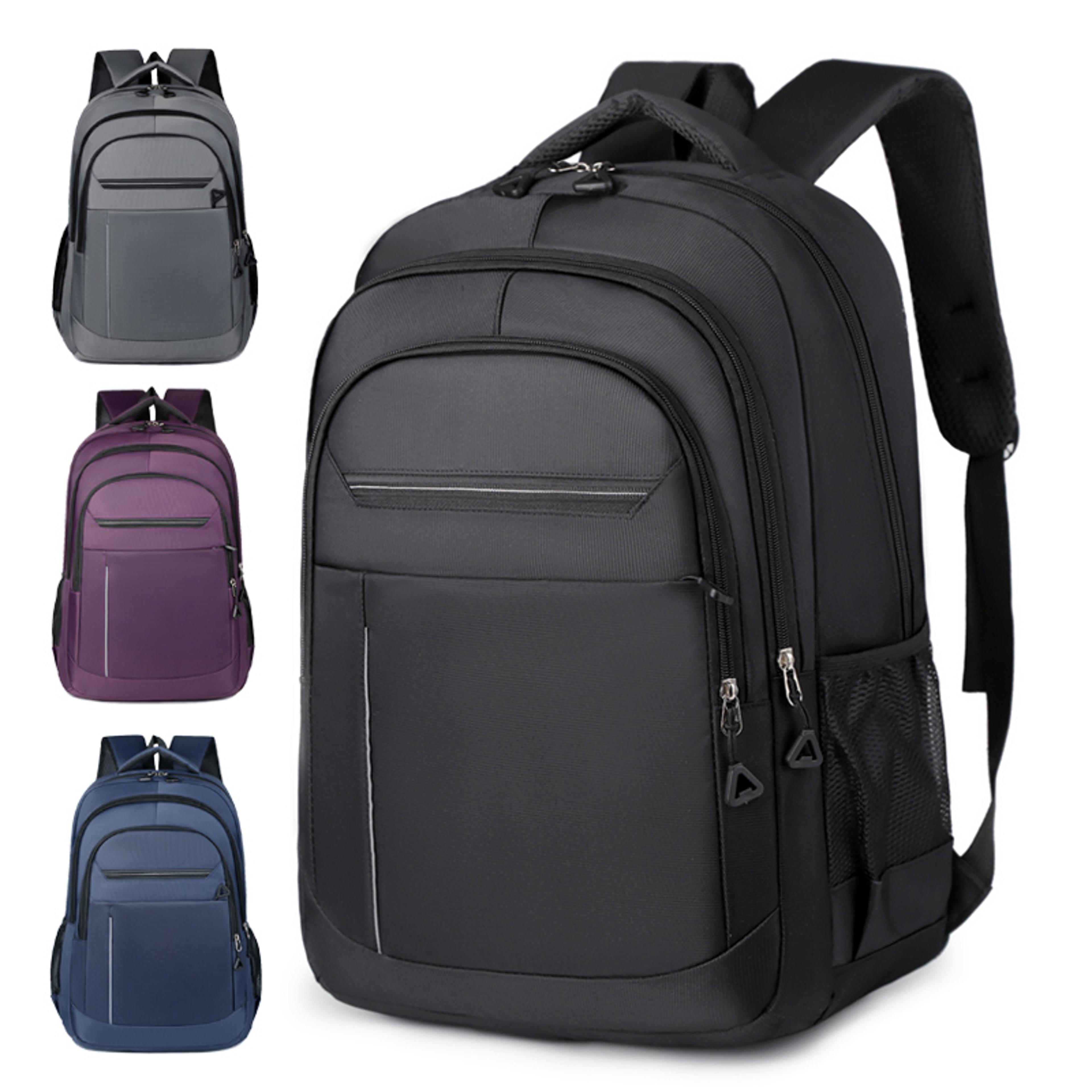 durable multi pocket backpack for business & travel black