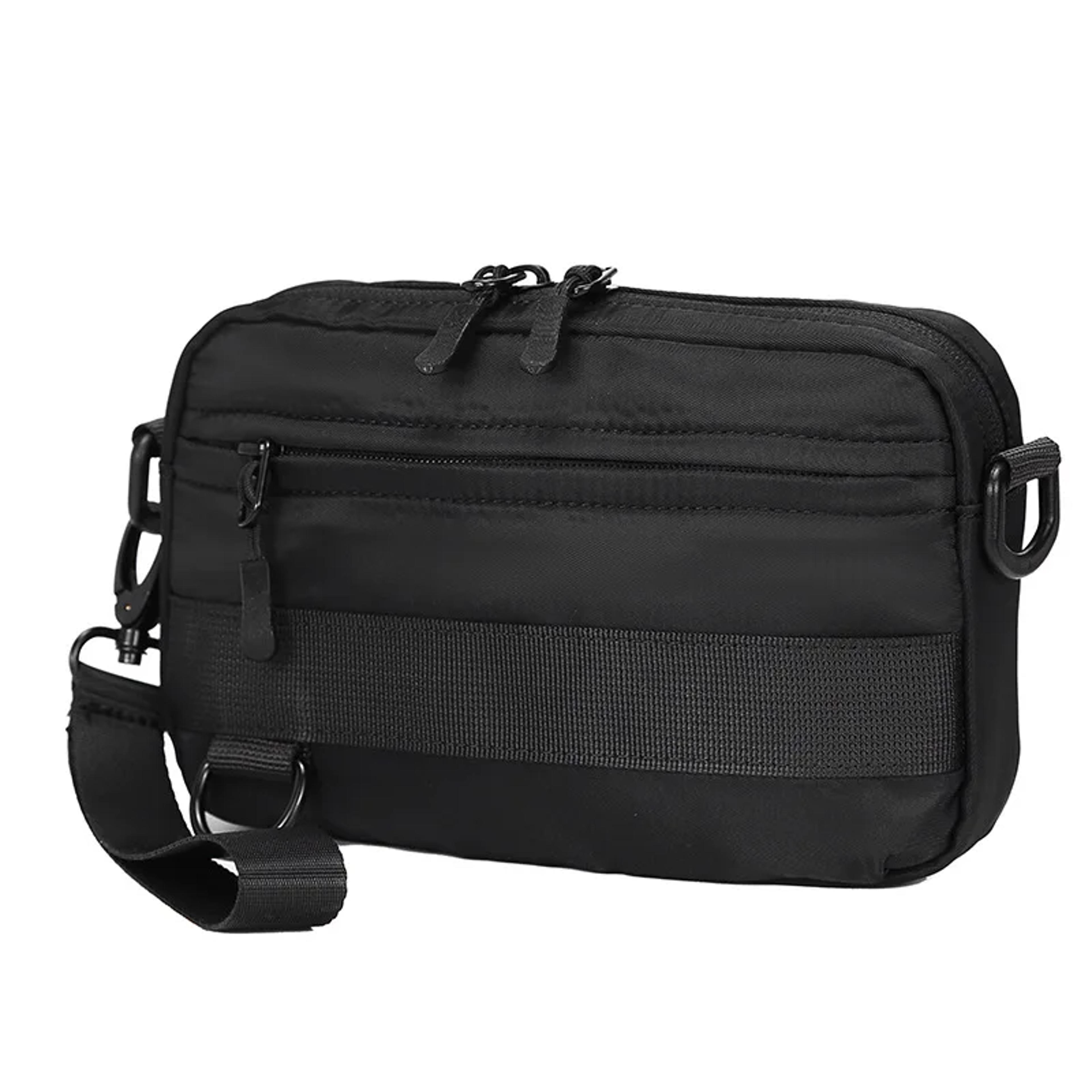 Canvas Mens Crossbody Bag Small Canvas Sling Bag Compact Everyday Travel Shoulder Bag 3