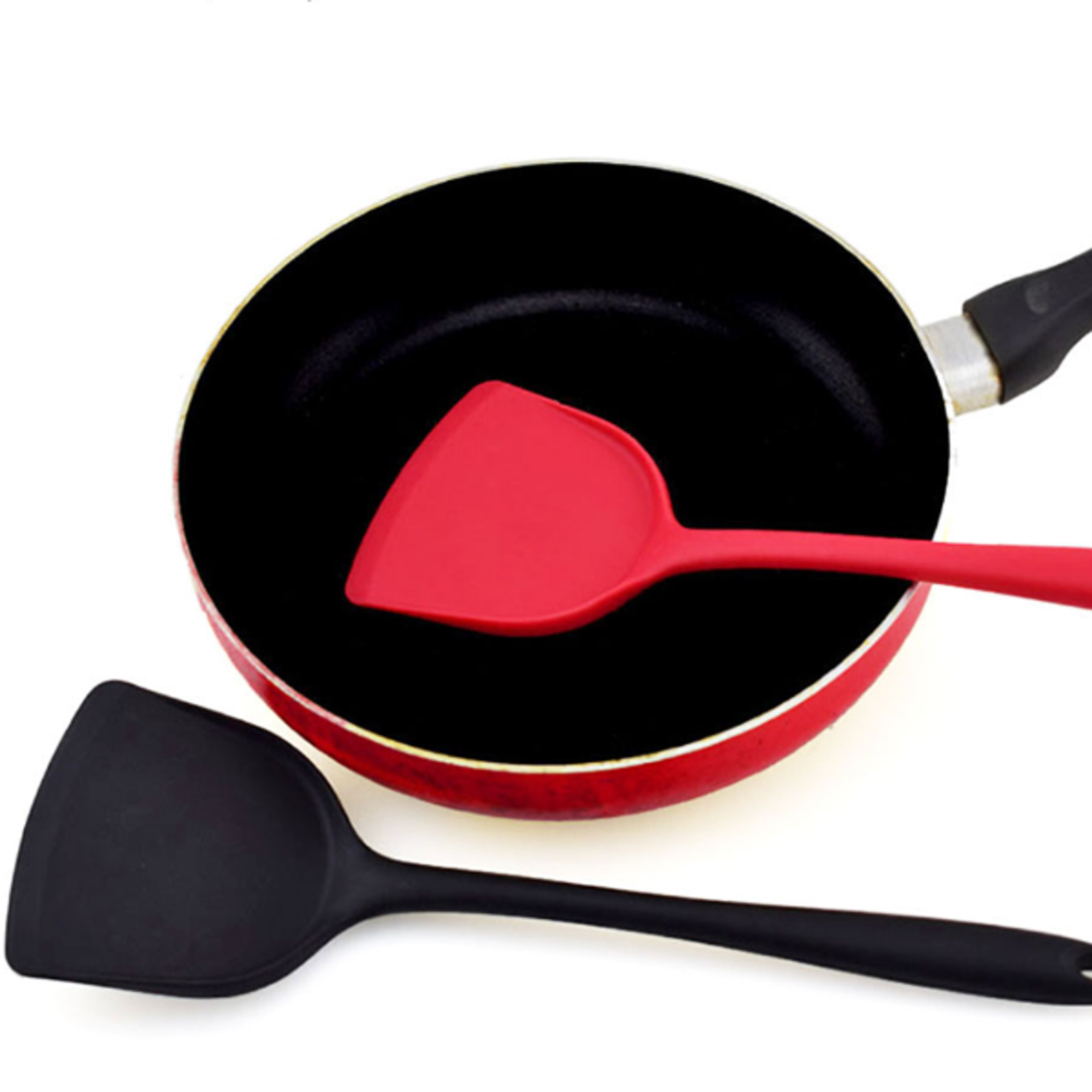 food grade silicone wok spatula non stick turner for cooking & baking