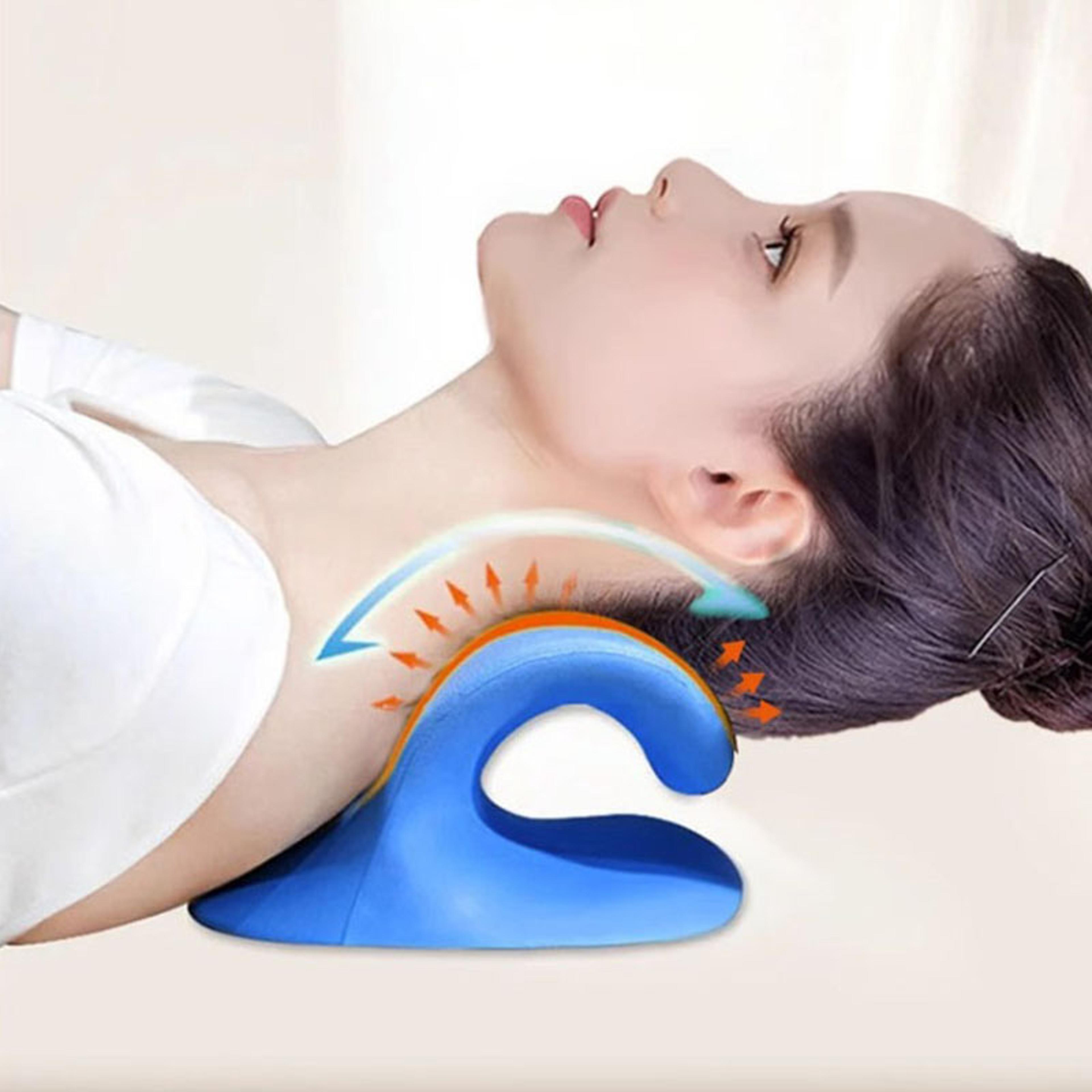 cervical spine massage pillow ergonomic u shaped neck & shoulder relaxation