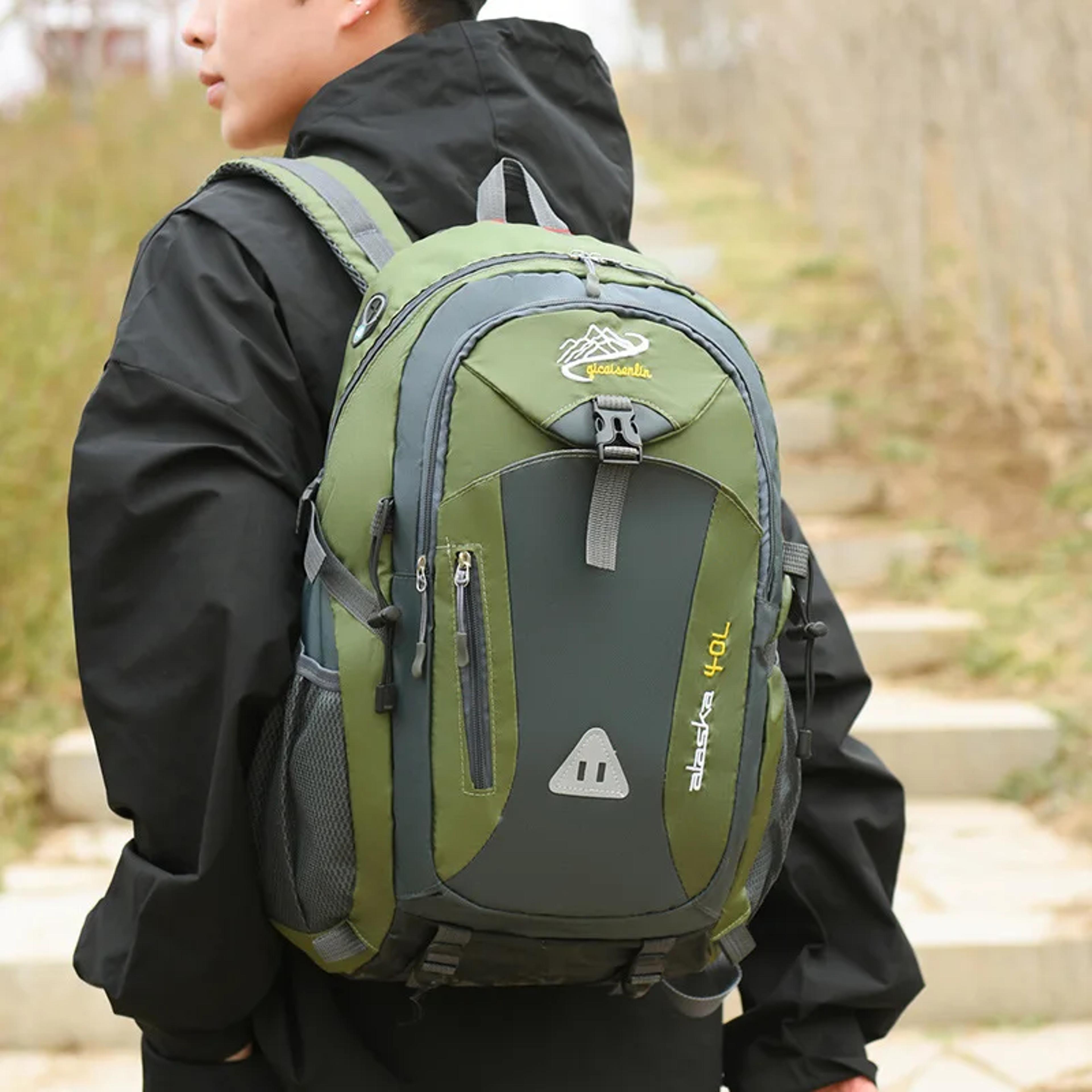 waterproof nylon backpack for men & women versatile travel hiking & camping bag