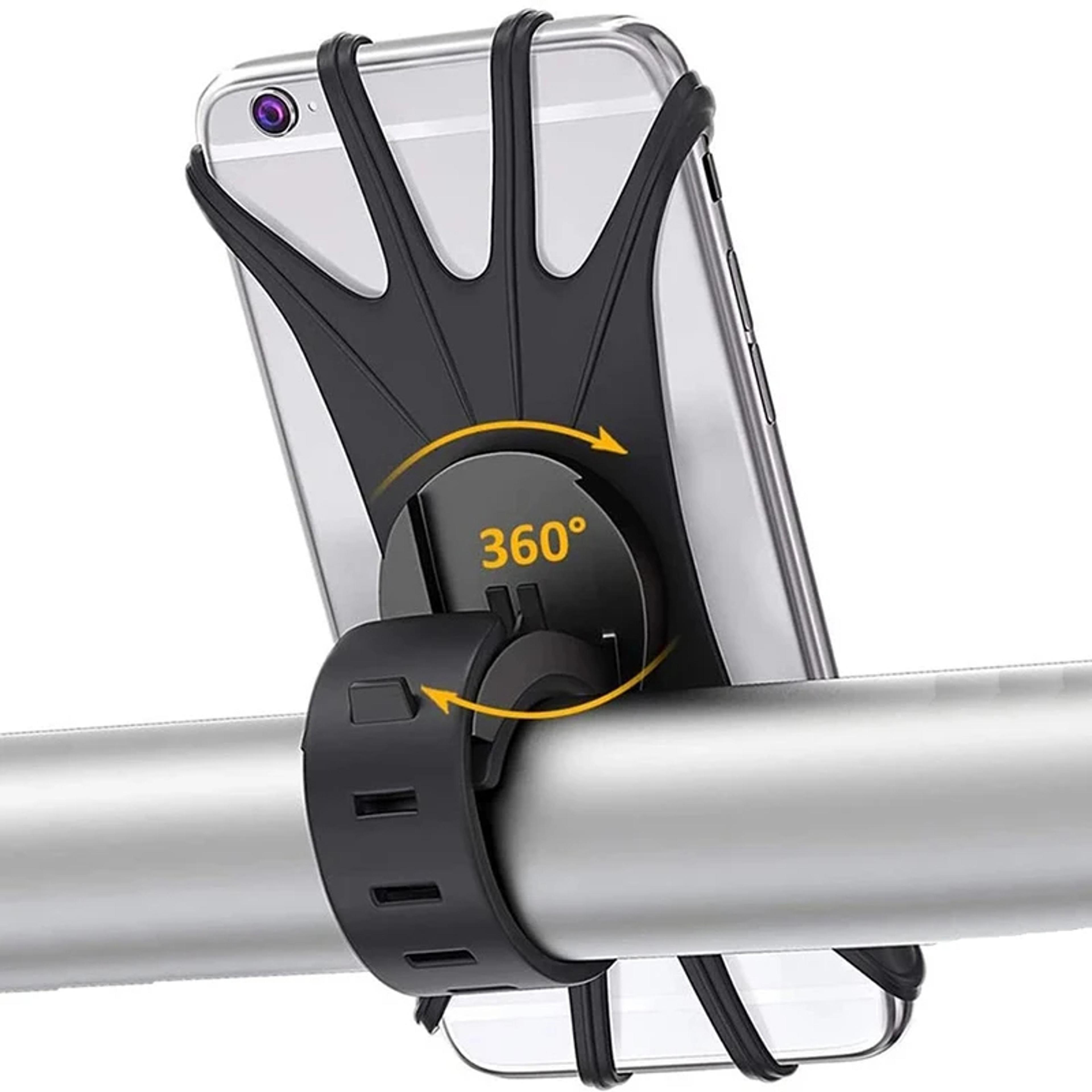 universal bike phone holder silicone handlebar phone mount for bicycle motorcycle and e bike