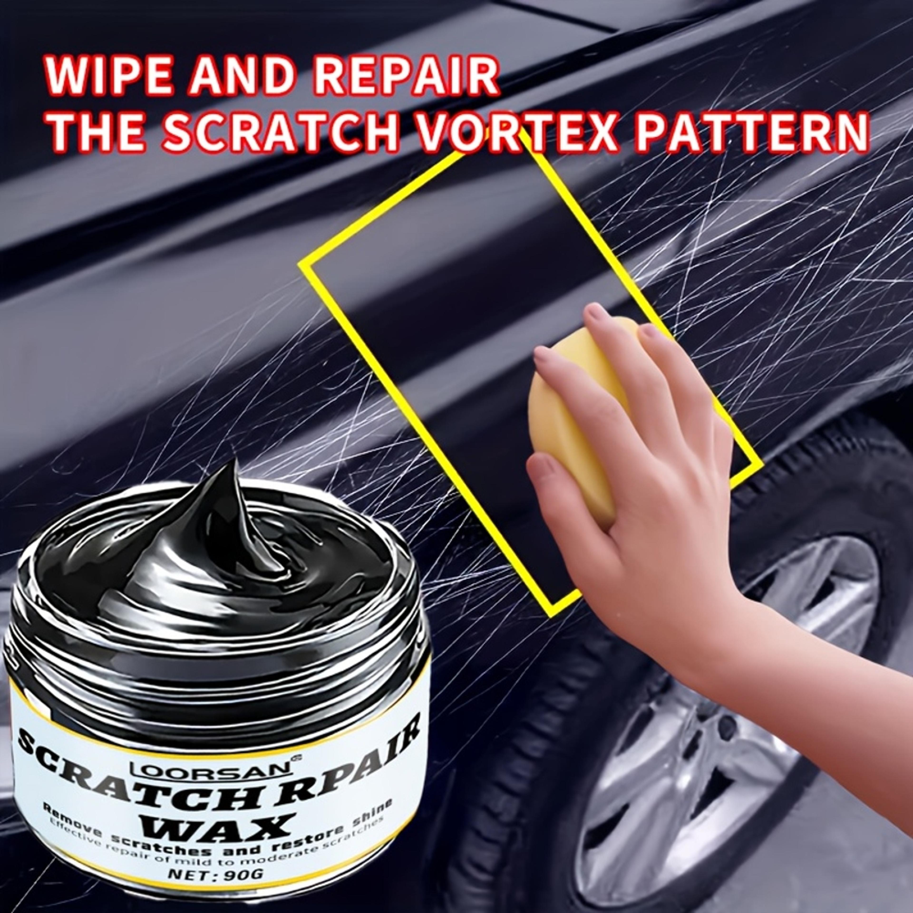 car scratch remover wax for paint and plastic trim