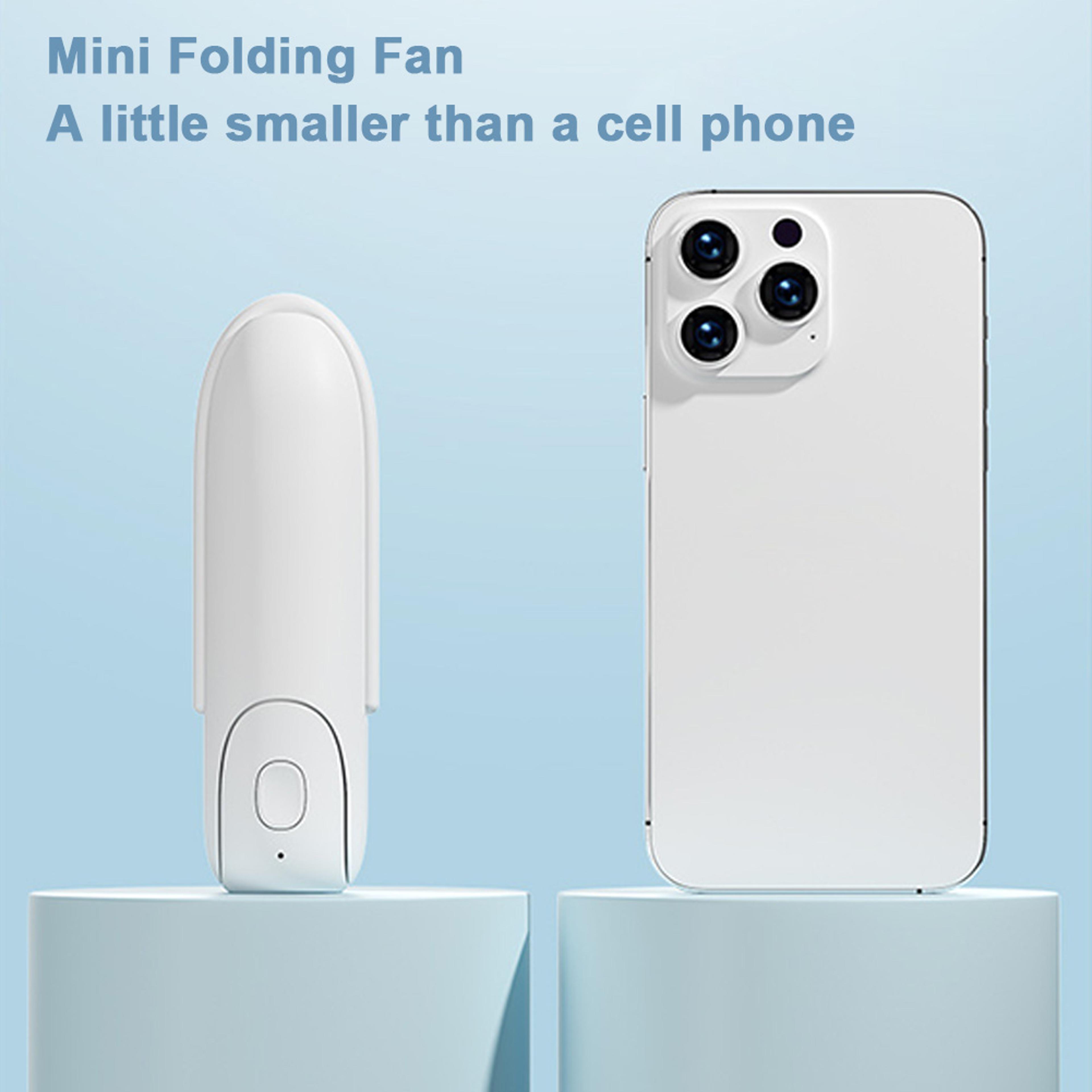 Mini Handheld Fan USB Rechargeable Pocket Travel Fan With Power Bank And Flashlight 1