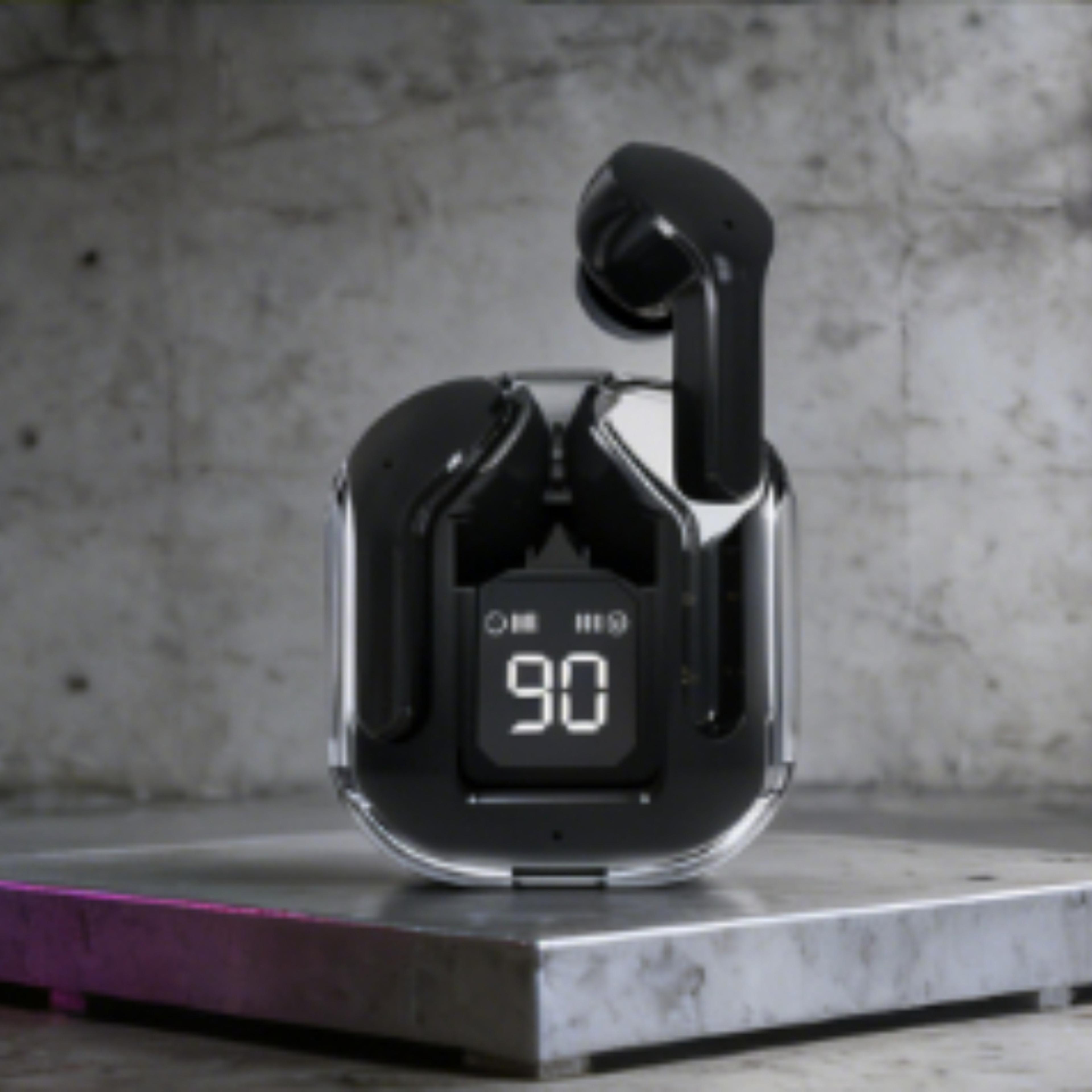 mini wireless earbuds with led battery display and stereo bluetooth sound