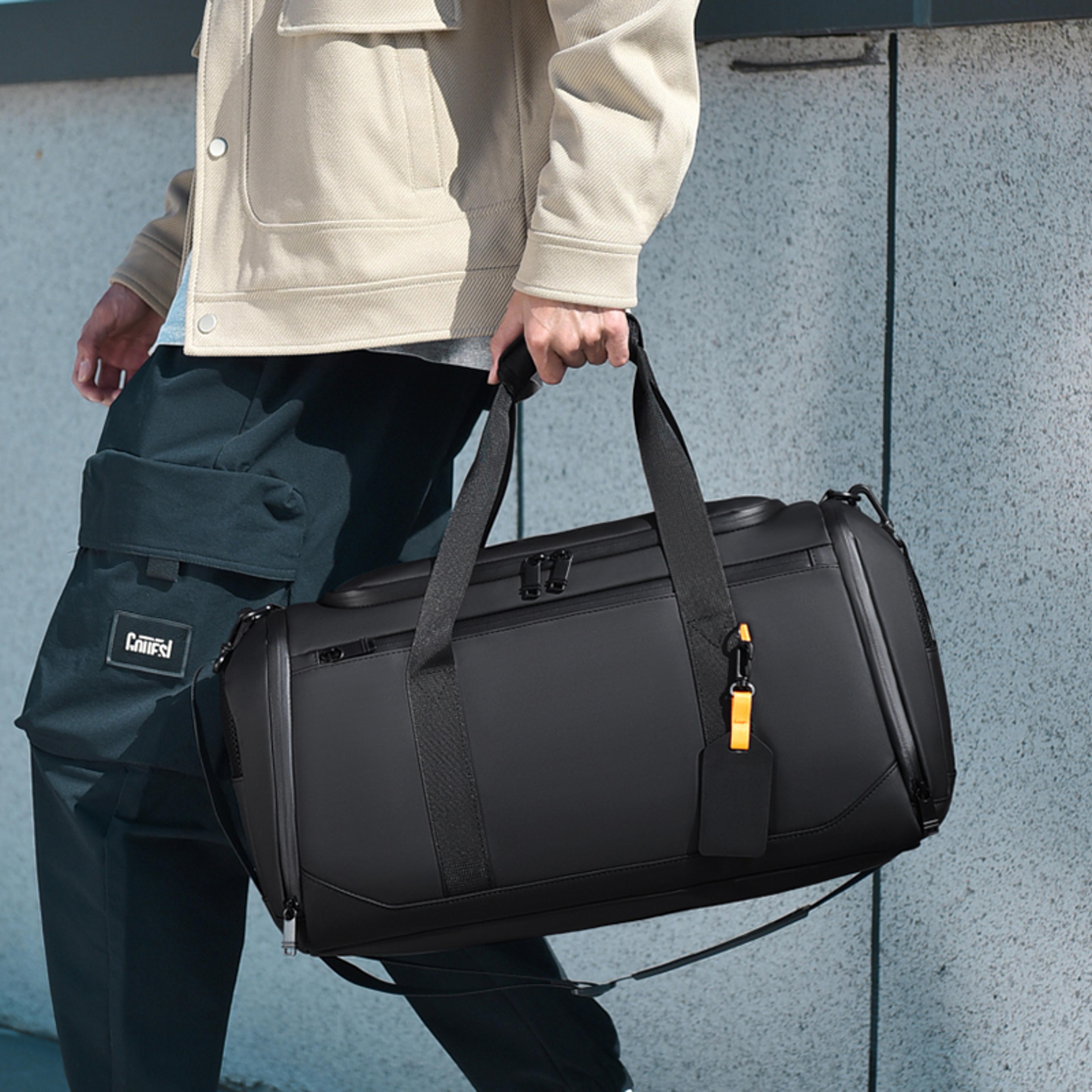 large capacity travel duffel bag durable oxford cloth stylish sports & gym bag weekend overnight bag for university