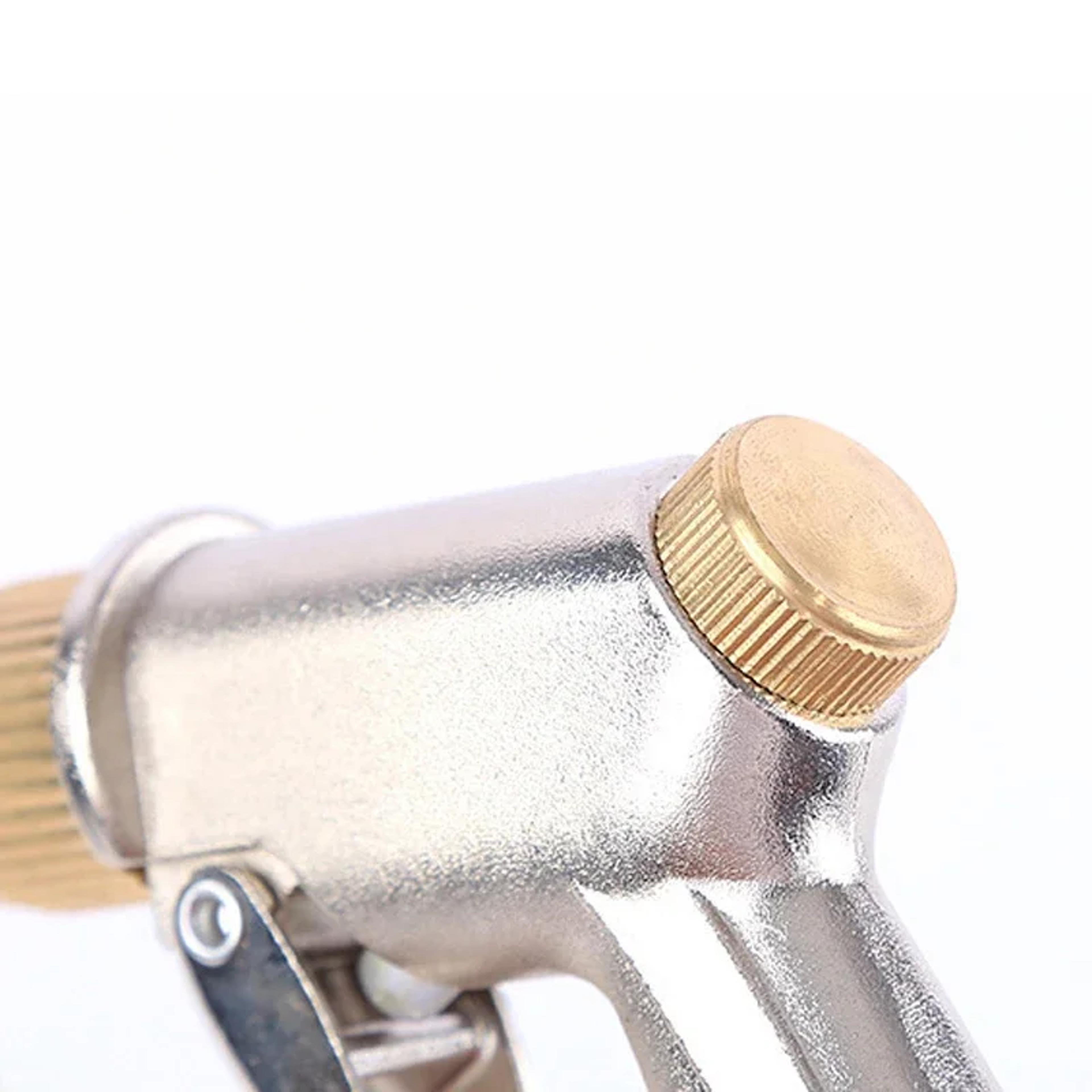 Heavy Duty Brass Garden Hose Spray Gun Adjustable High Pressure Water Jet 2